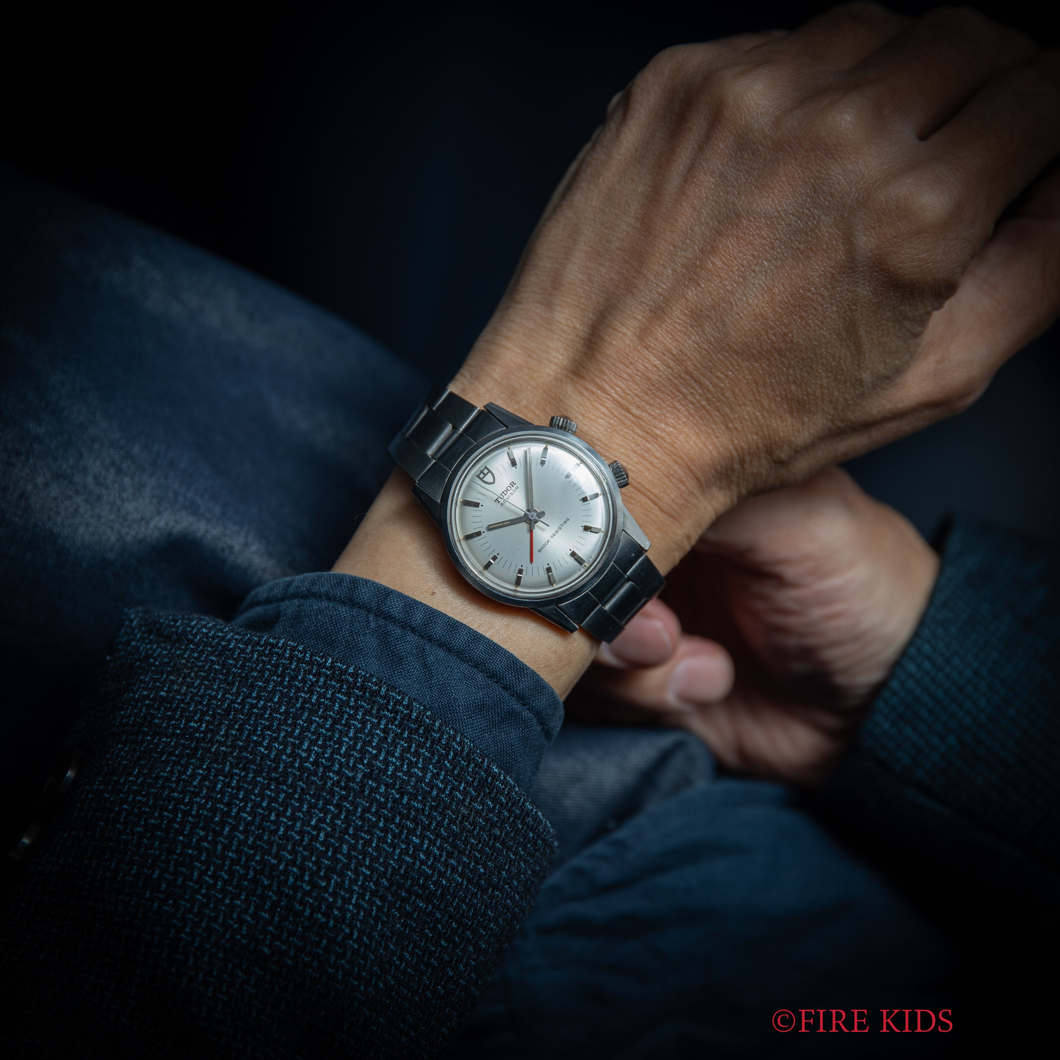 チューダー アドバイザー 1982年製 アラームウォッチ Ref.10050 手巻き ロレックスブレス