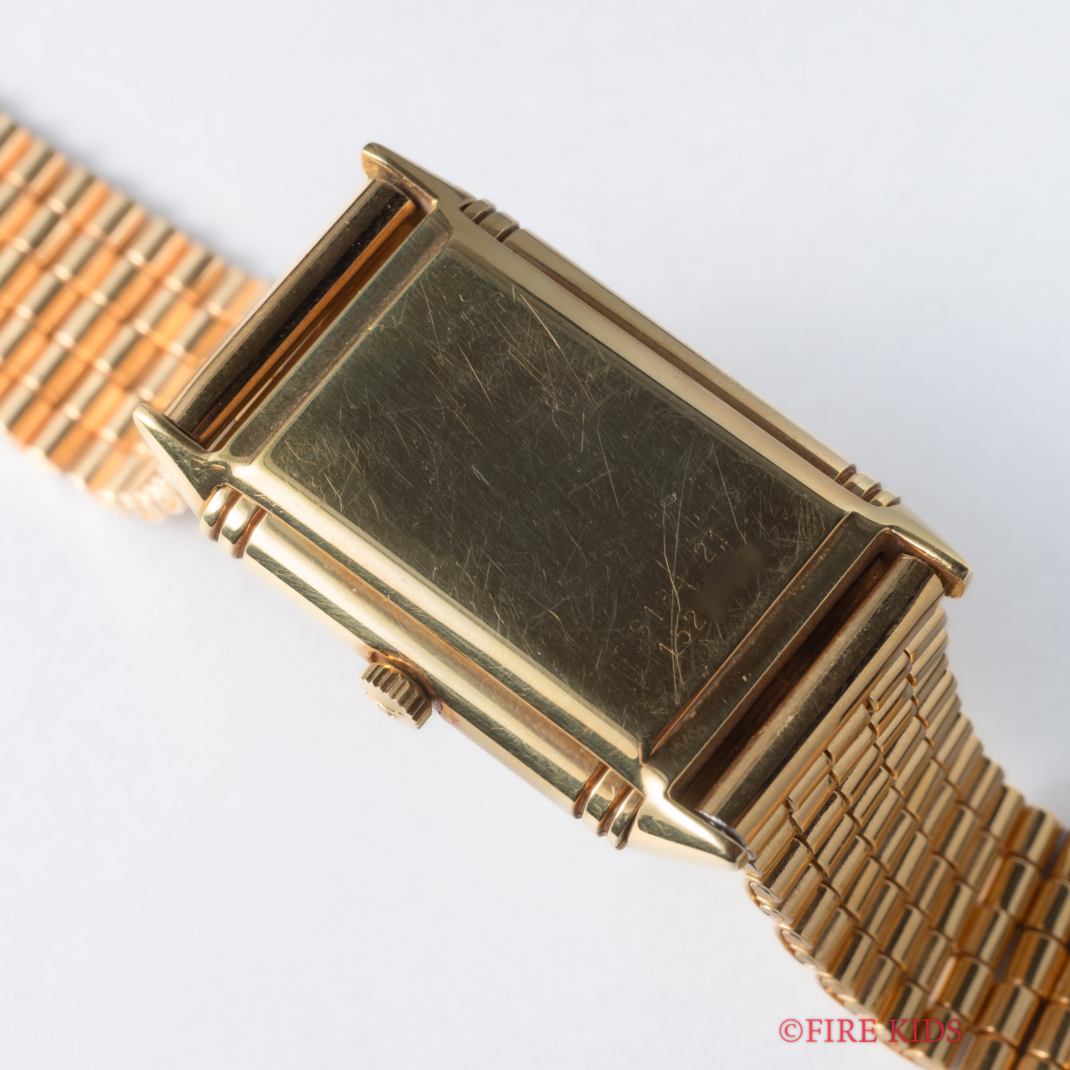 ジャガールクルト レベルソ クラシック モノフェイス Ref.6184 21 1980年代製 18KYG Cal.846 純正尾錠付き