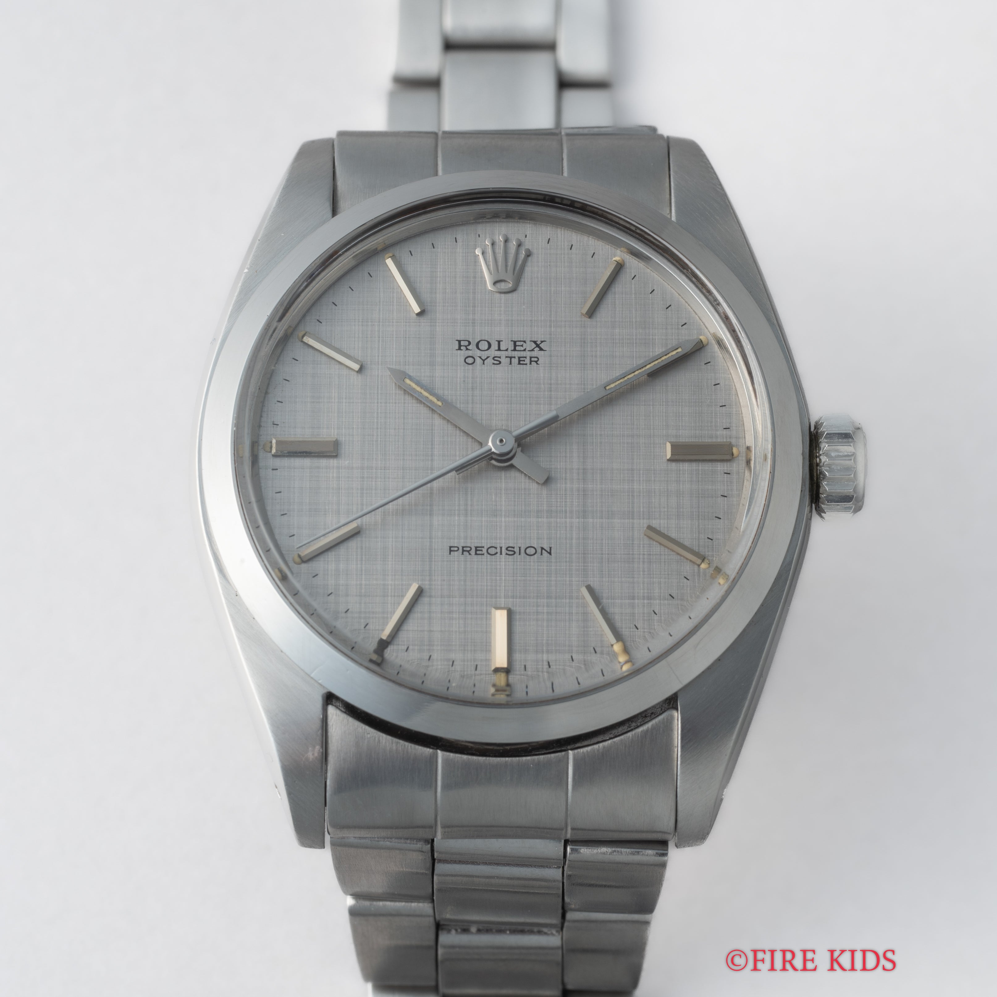 ロレックス オイスター 1971年製 Ref.6426 リネンダイヤル 純正オイスターブレス