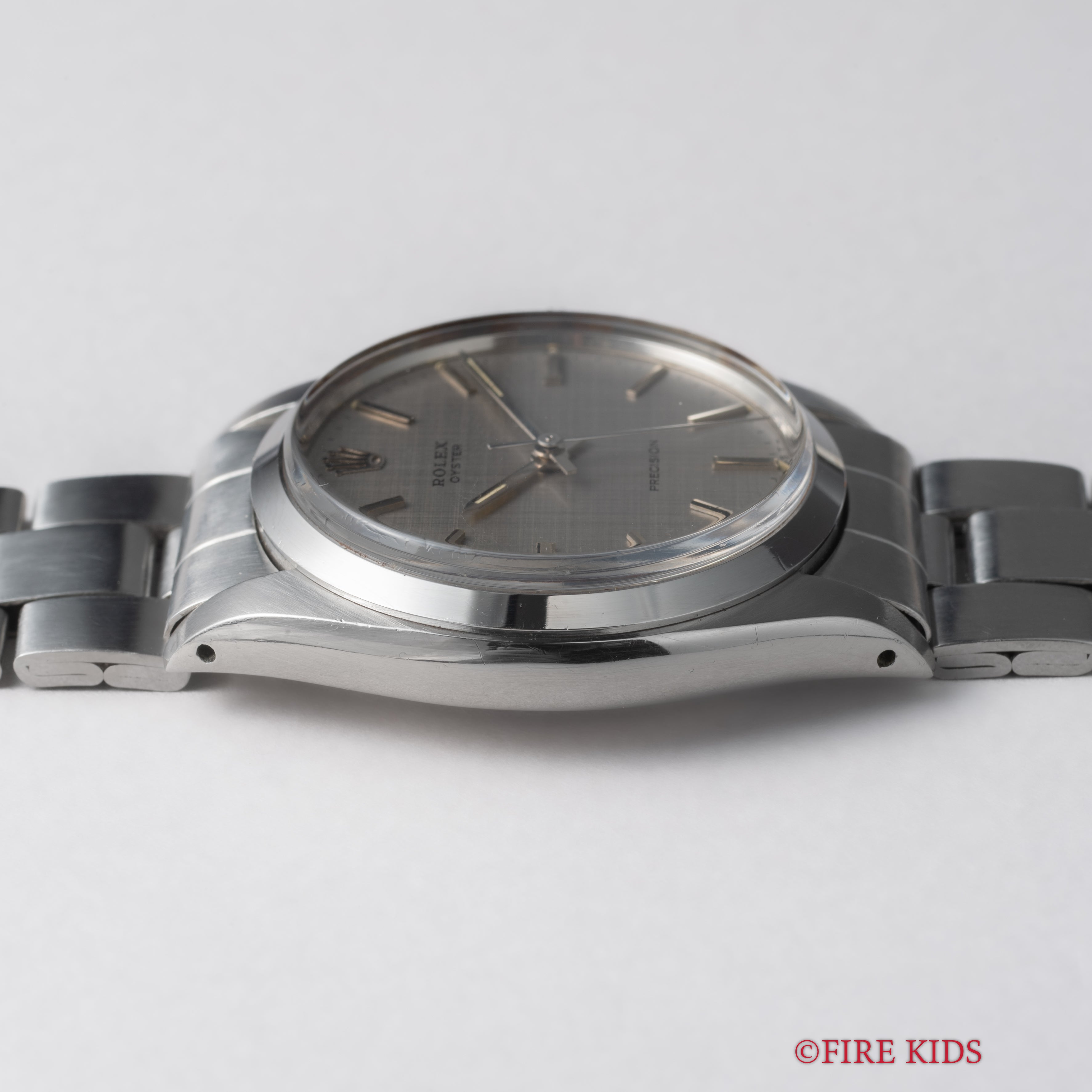 ロレックス オイスター 1971年製 Ref.6426 リネンダイヤル 純正オイスターブレス