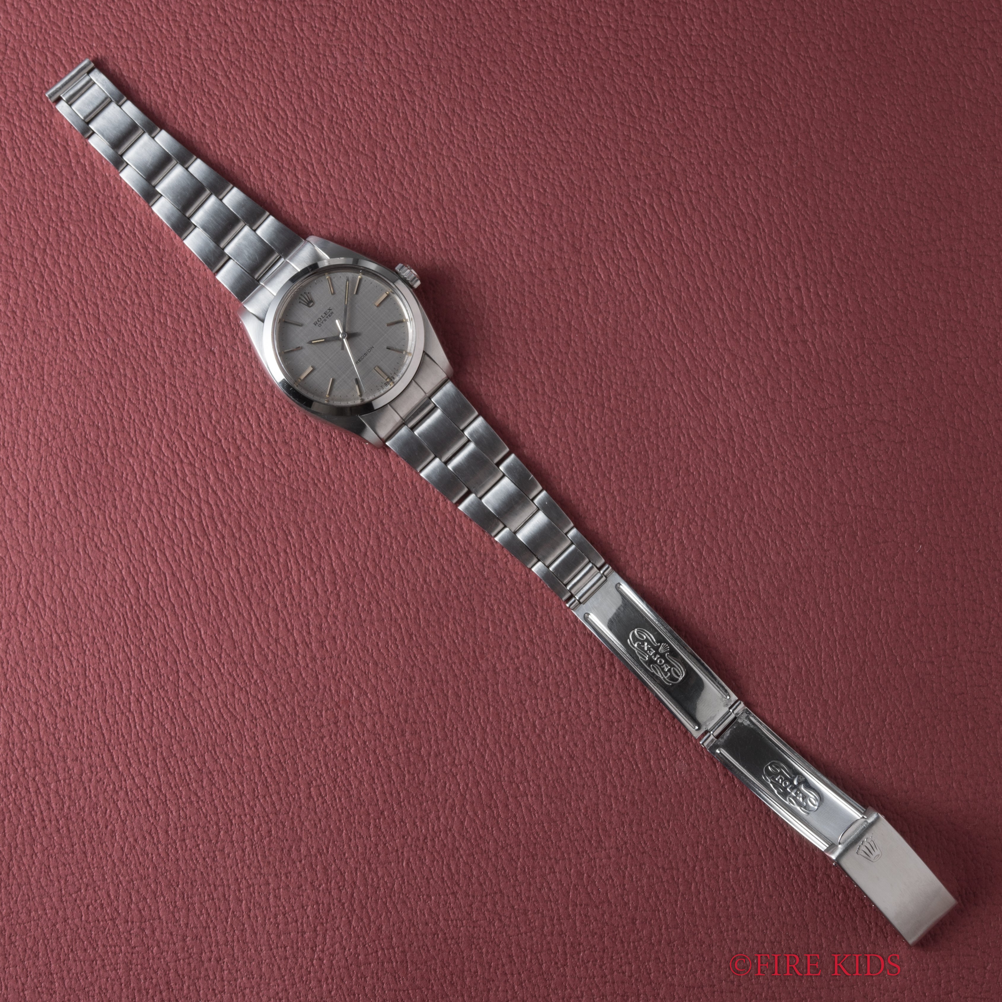 ロレックス オイスター 1971年製 Ref.6426 リネンダイヤル 純正オイスターブレス