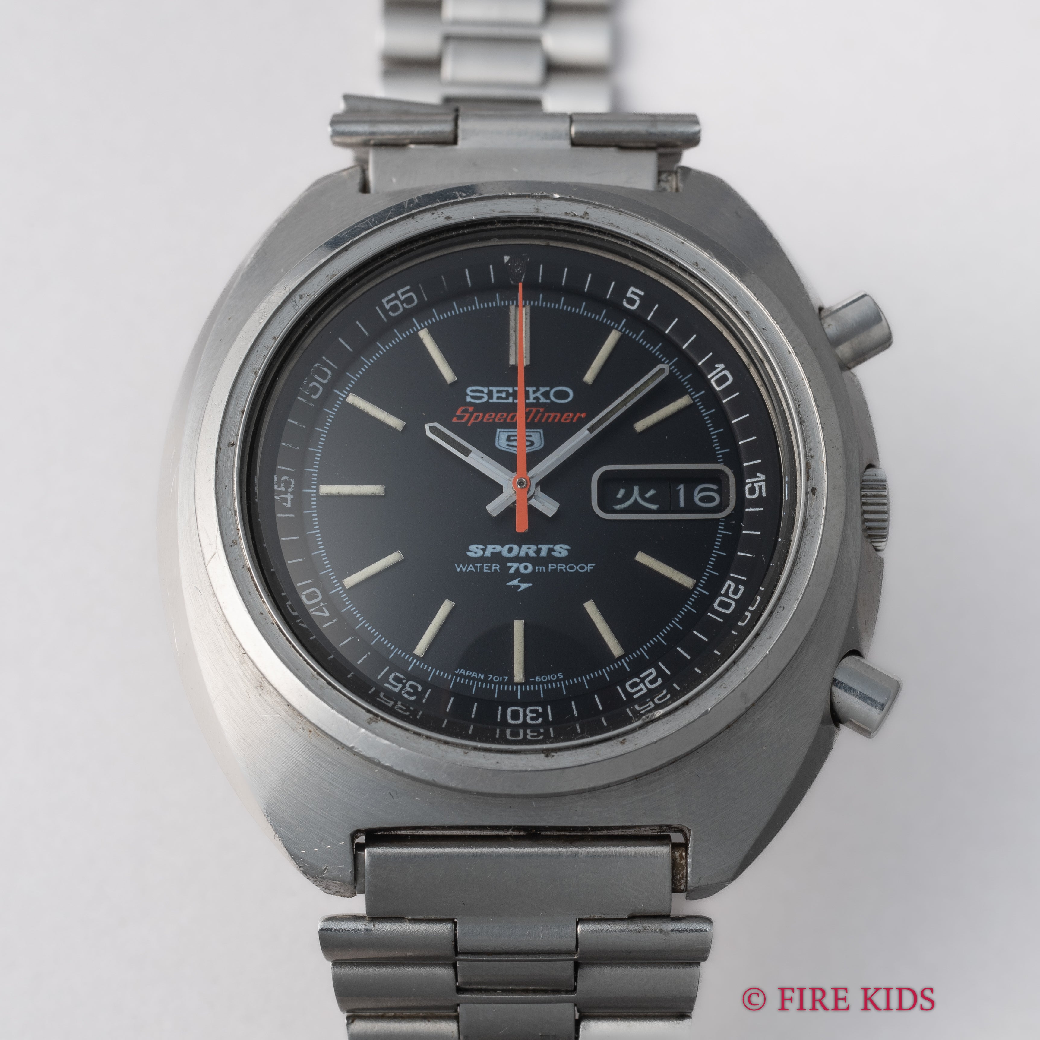 セイコー 5スポーツ スピードタイマー Ref.7017-6010 1970年製 インナーベゼル