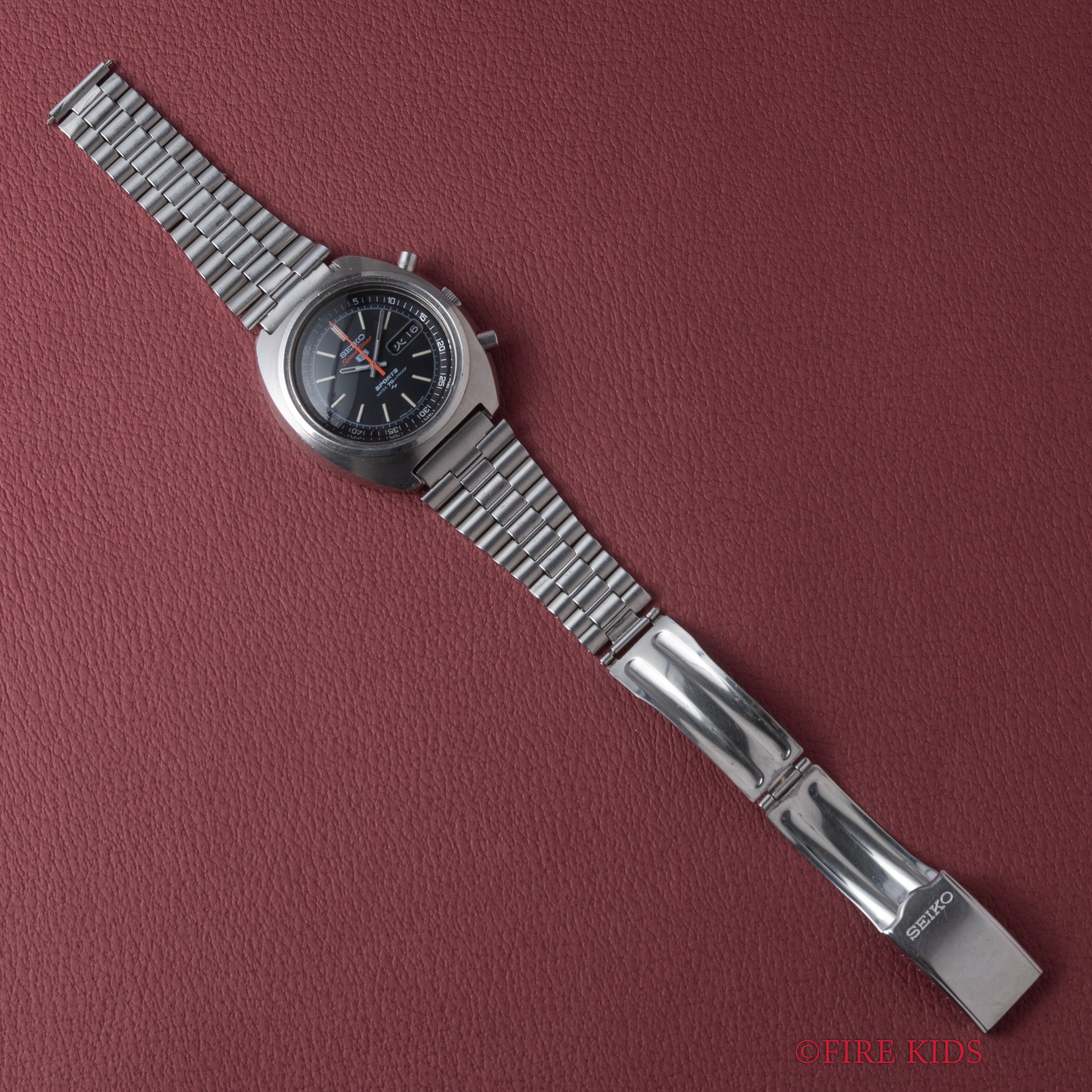 セイコー 5スポーツ スピードタイマー Ref.7017-6010 1970年製 インナーベゼル