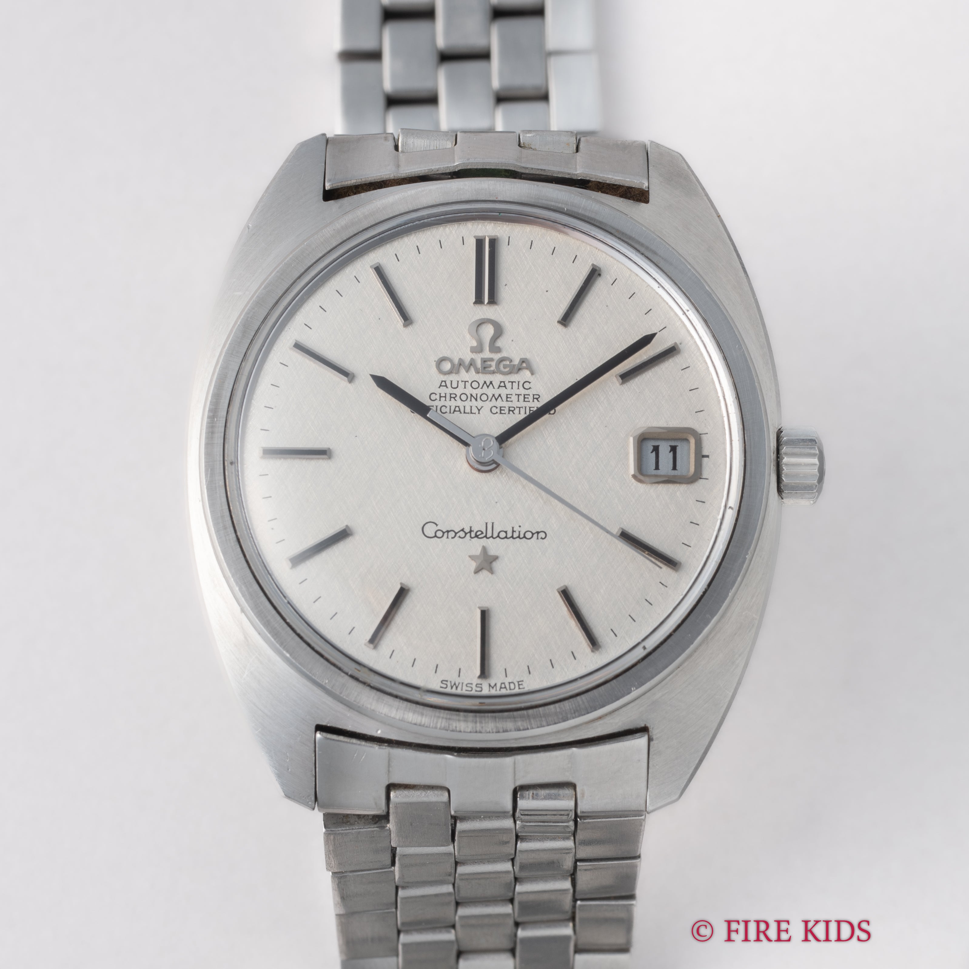 オメガ コンステレーション 1971年製 Ref.ST168017SP ジェンタ リネンダイヤル ブレス付き