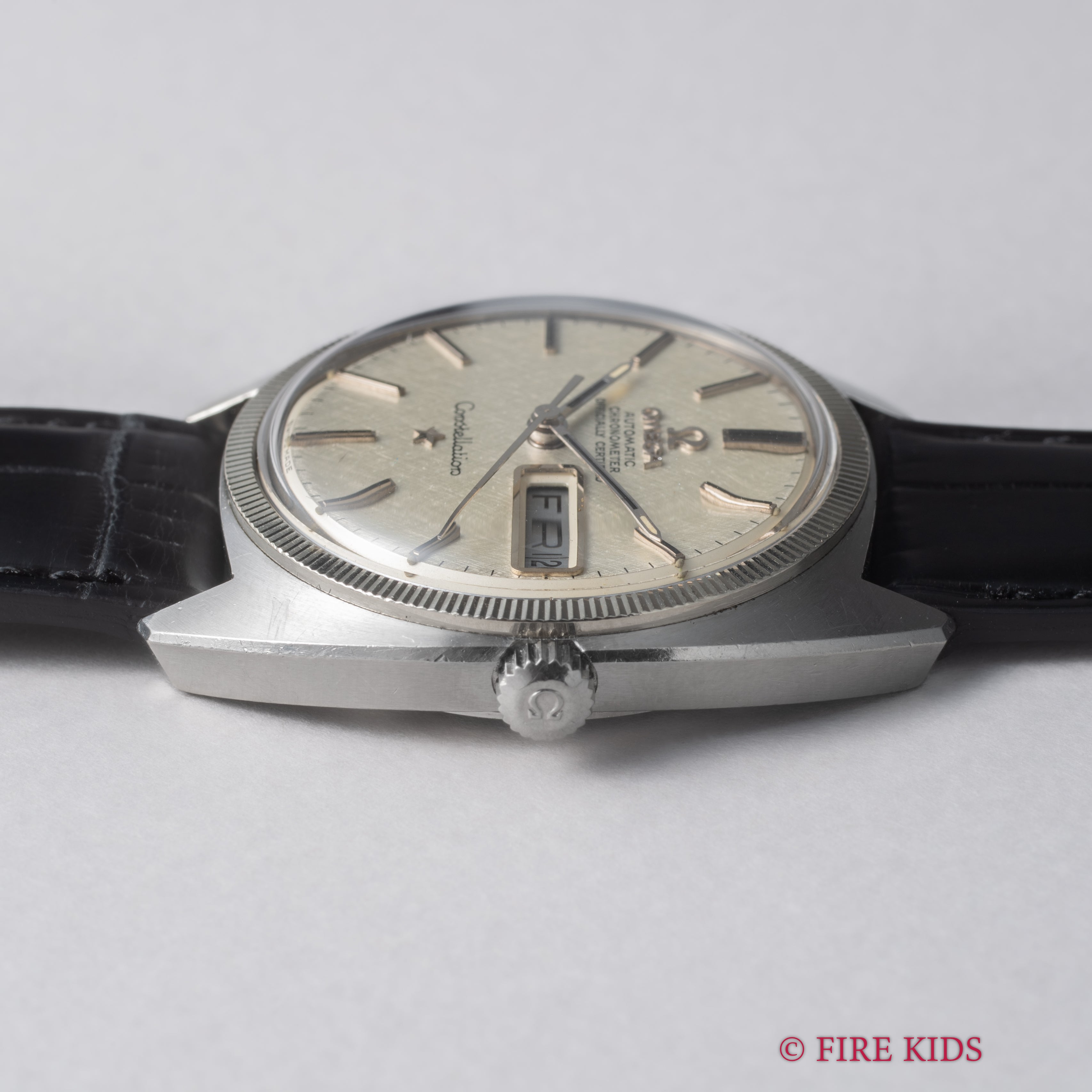 オメガ コンステレーション 1969年製 Ref.168.029 ジェンタ WGベゼル リネンシルバーダイヤル