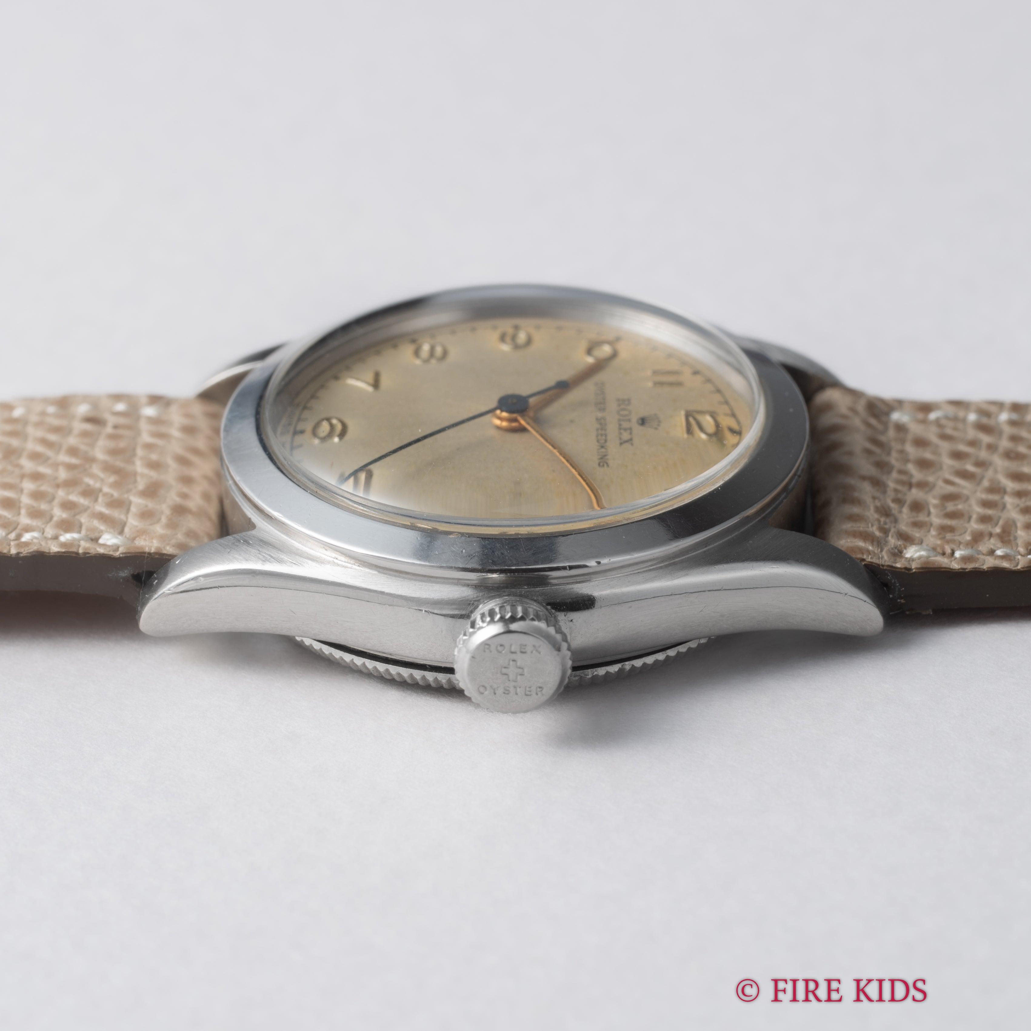 ロレックス スピードキング 1947年製 Ref.4220 全アラビアダイヤル