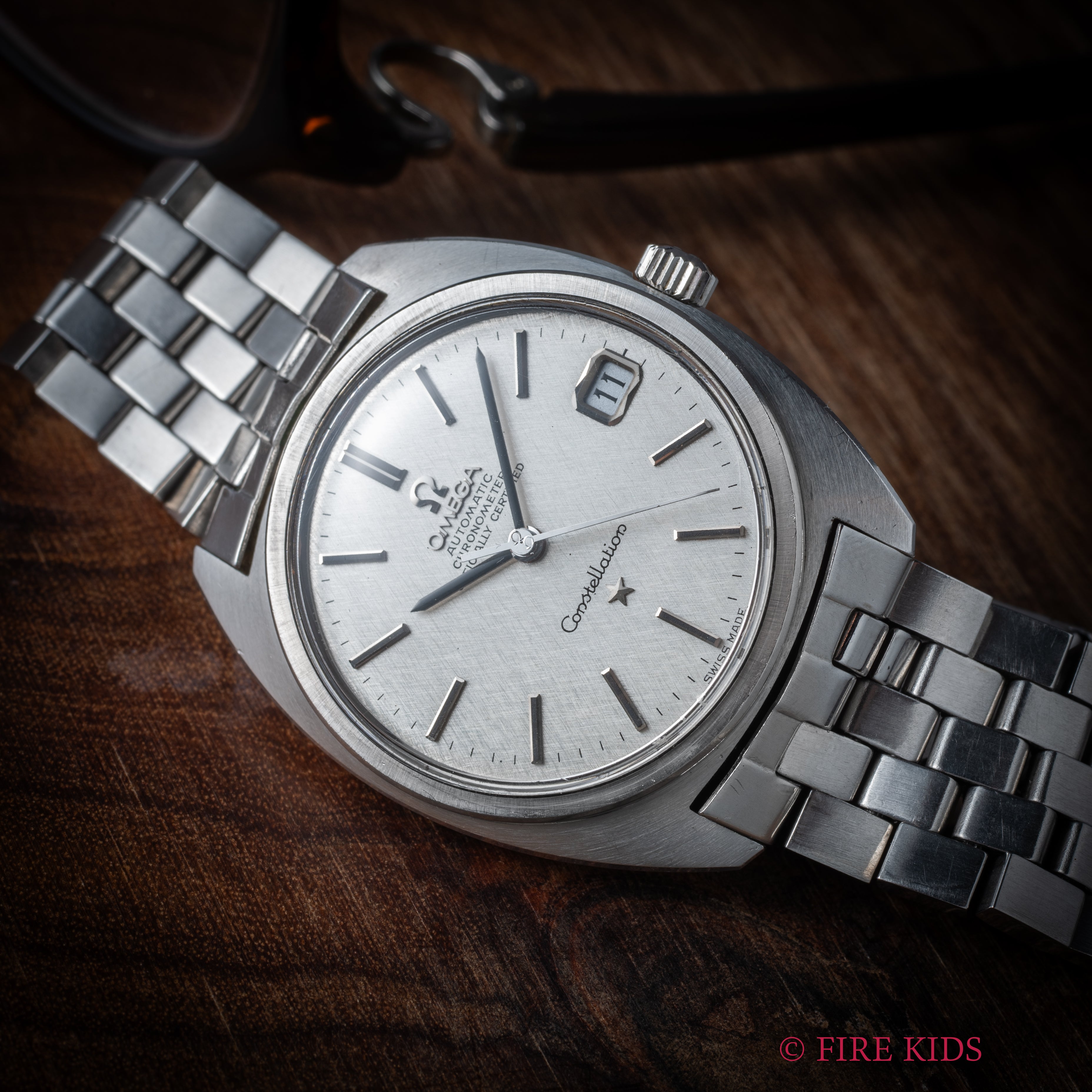 オメガ コンステレーション 1971年製 Ref.ST168017SP ジェンタ リネンダイヤル ブレス付き