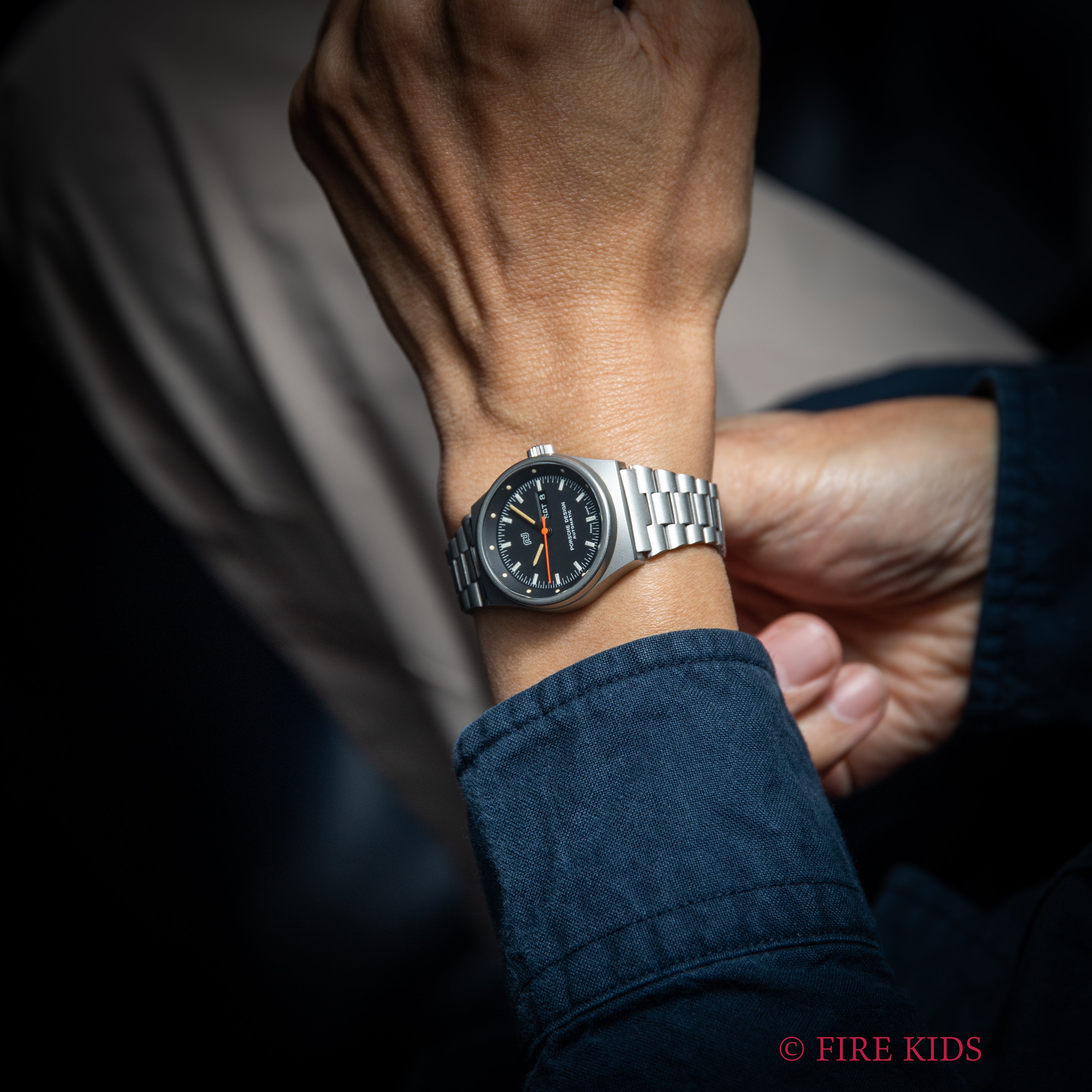 ポルシェデザイン ボーイズ 自動巻き デイデイト 1980年代 オルフィナ