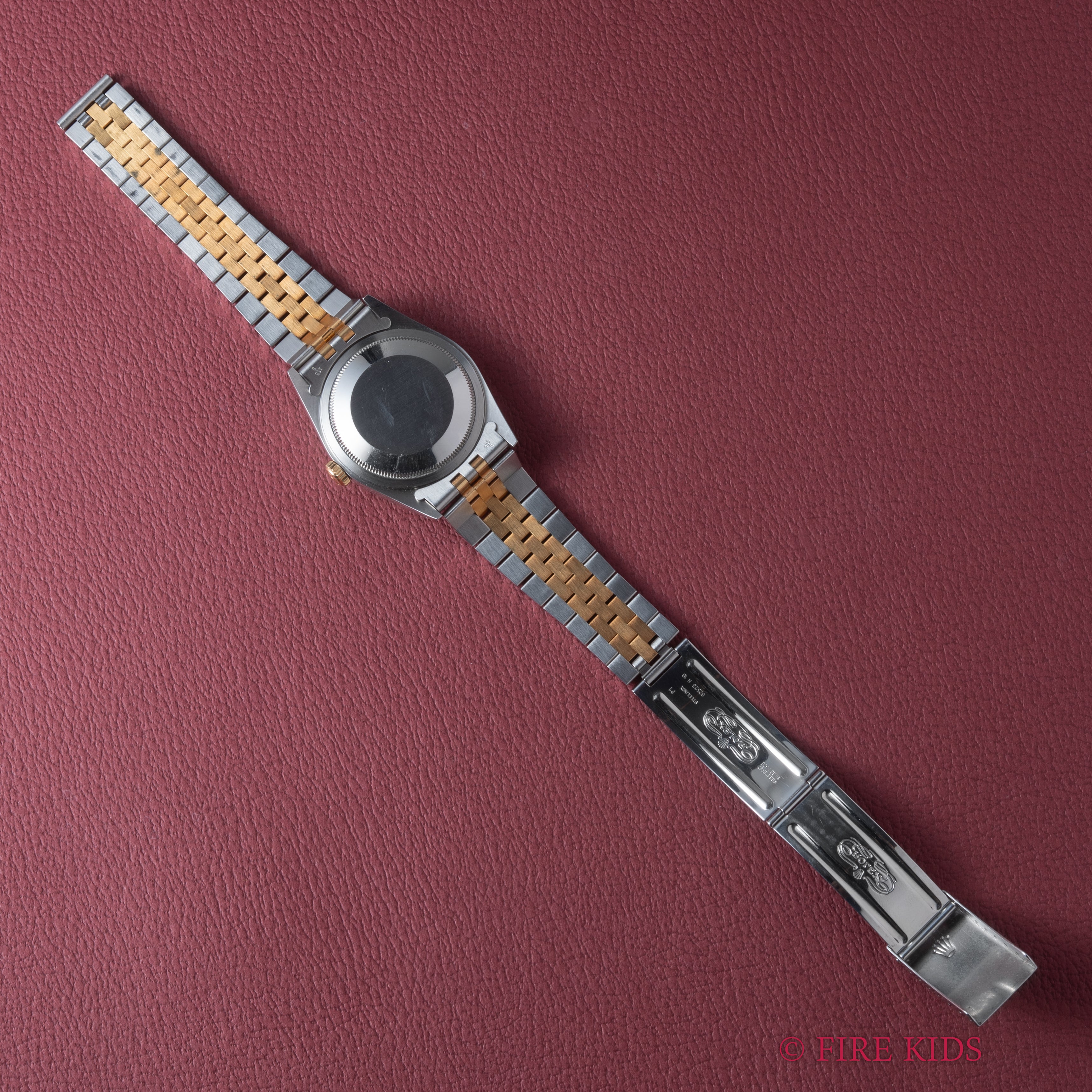 ロレックス デイトジャストコンビ 1990~91年製 10Pダイヤ Ref.16233G シャンパンダイヤル ギャラ、タグ付