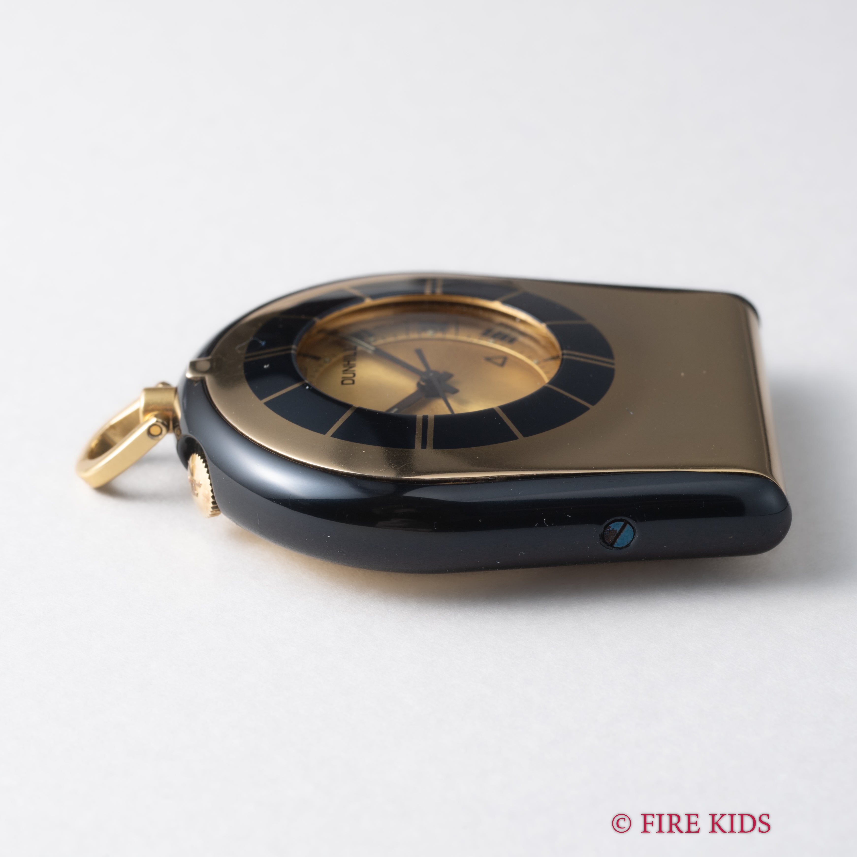 ダンヒル ジャガー・ルクルトWネーム トラベルウォッチ 1970年代製 アラーム セミハンターケース