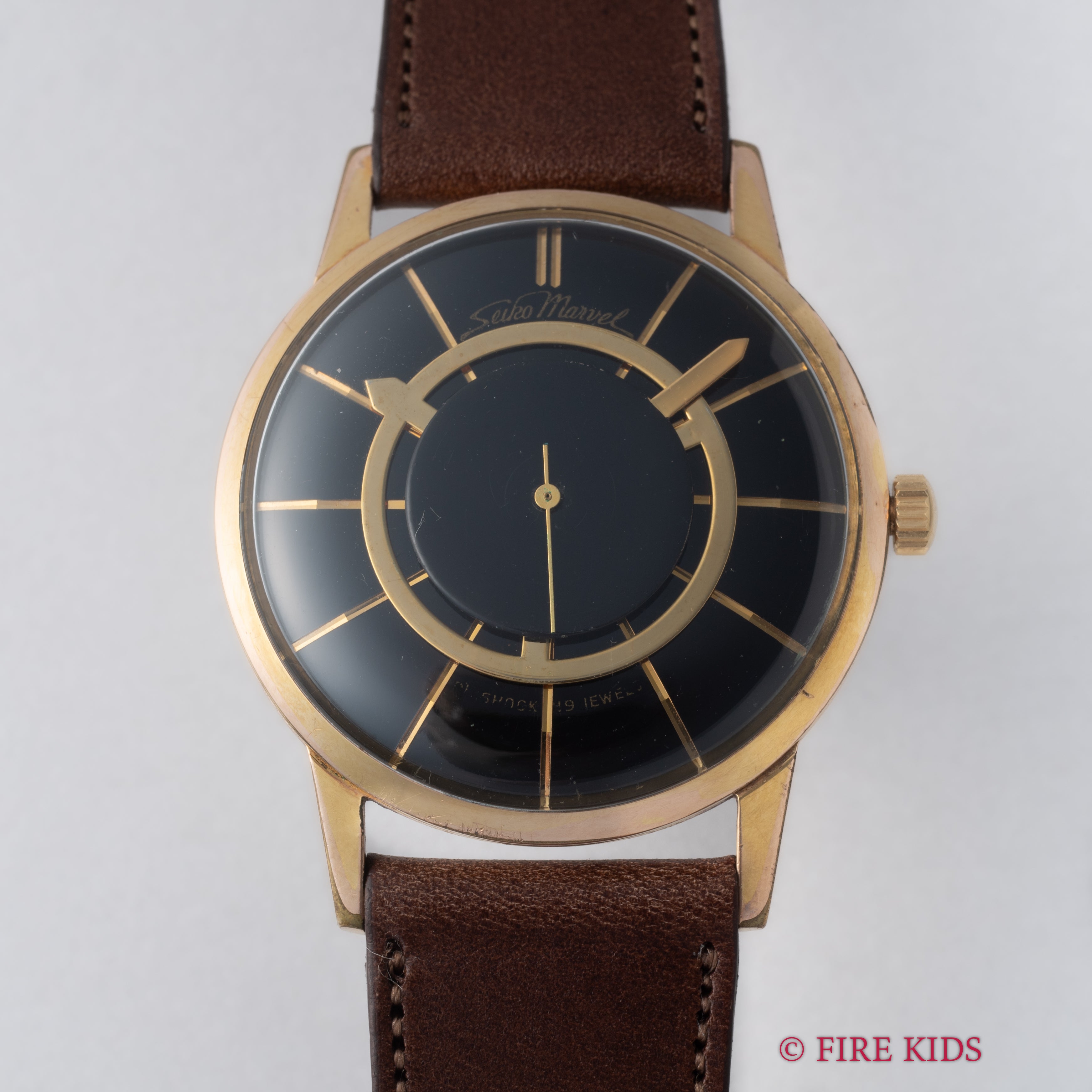 セイコー マーベル ミステリアスダイヤル 1959年製 Ref.J14022 19石手巻 オリジナルベルト尾錠付