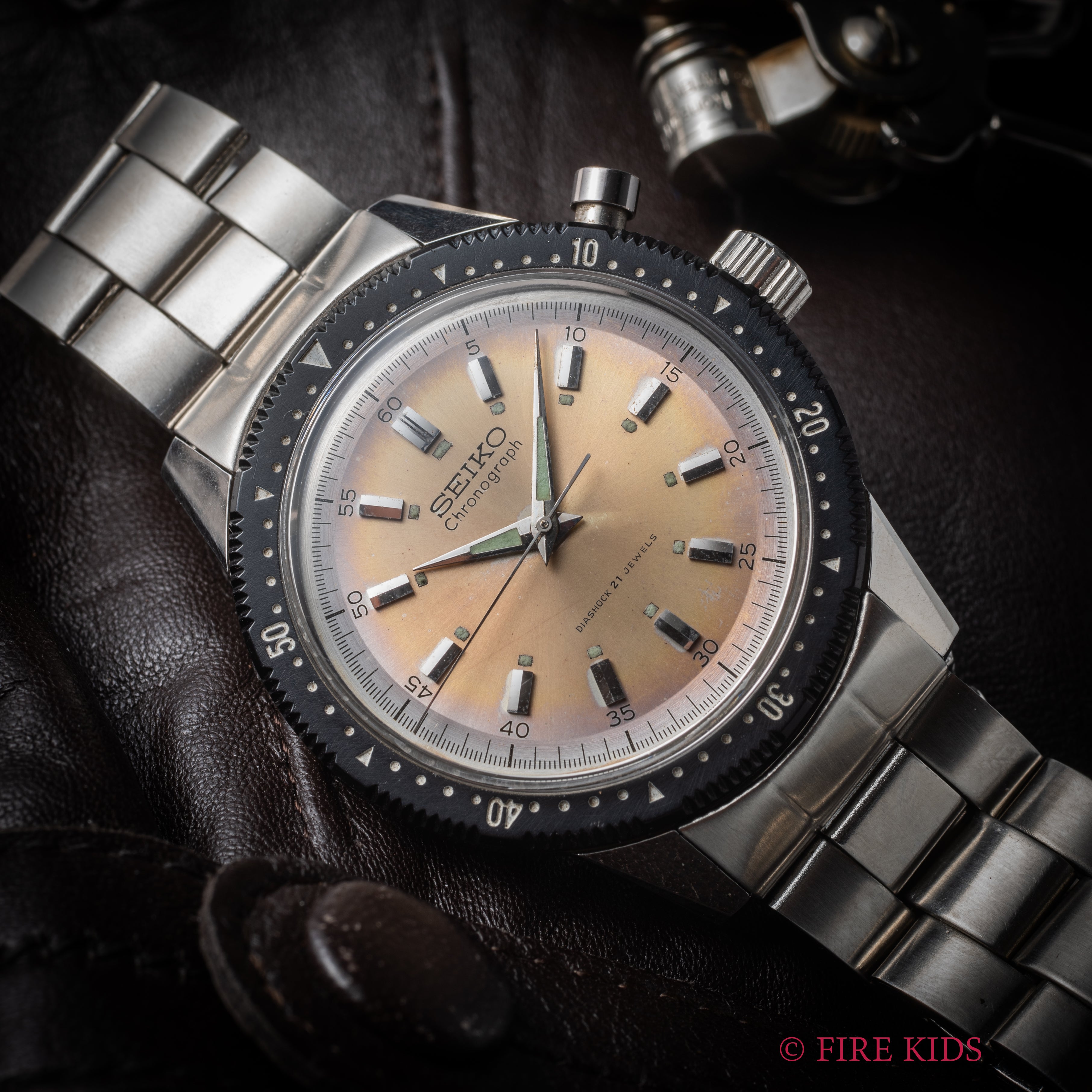 メル45983　計11枚 セイコー ワンプッシュクロノプラベゼル 1968年製 Ref.5719-8992 Cal