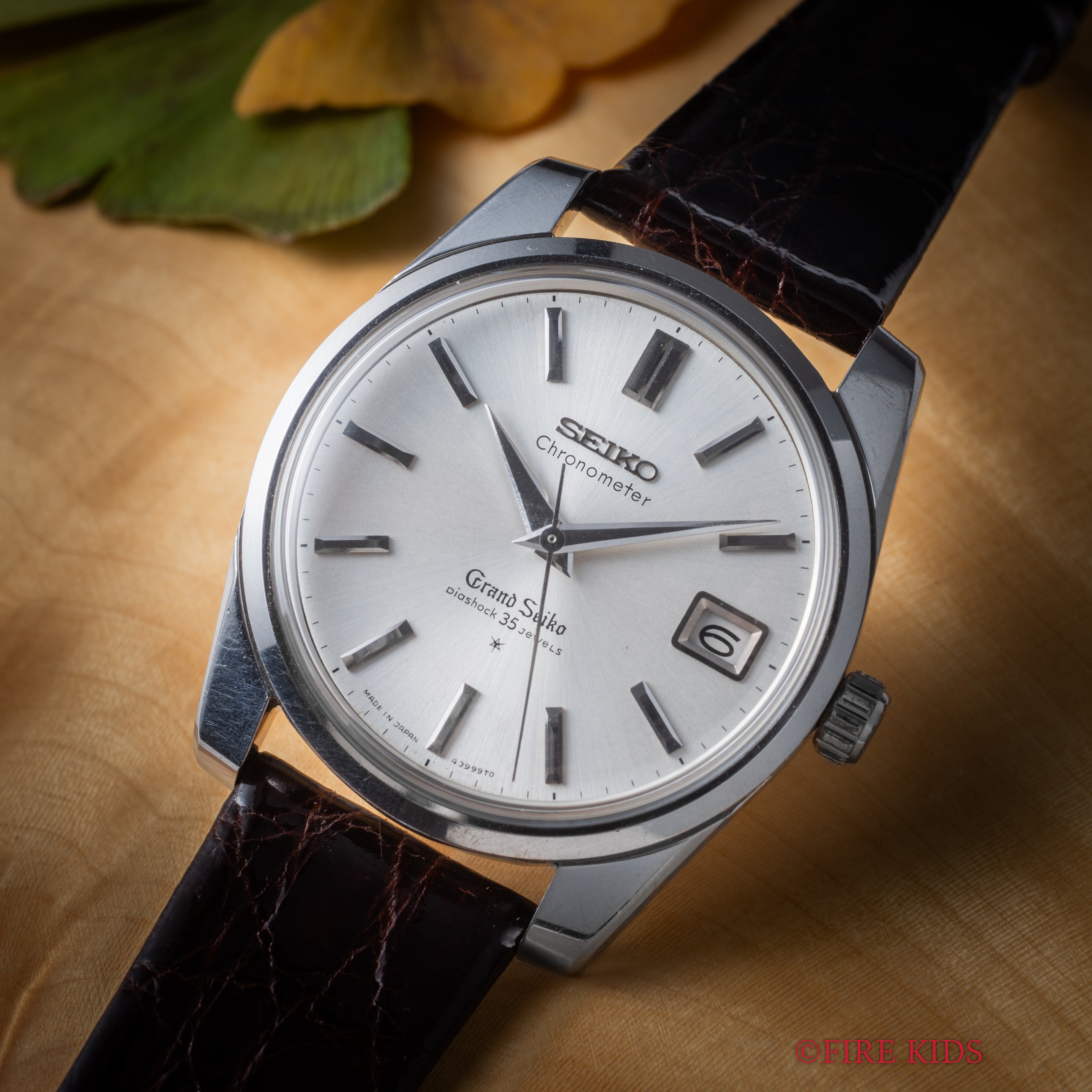 グランドセイコー セルフデーター 1965年製 Ref.43999 GS2nd 初期 ライオンメダル 純正GS尾錠