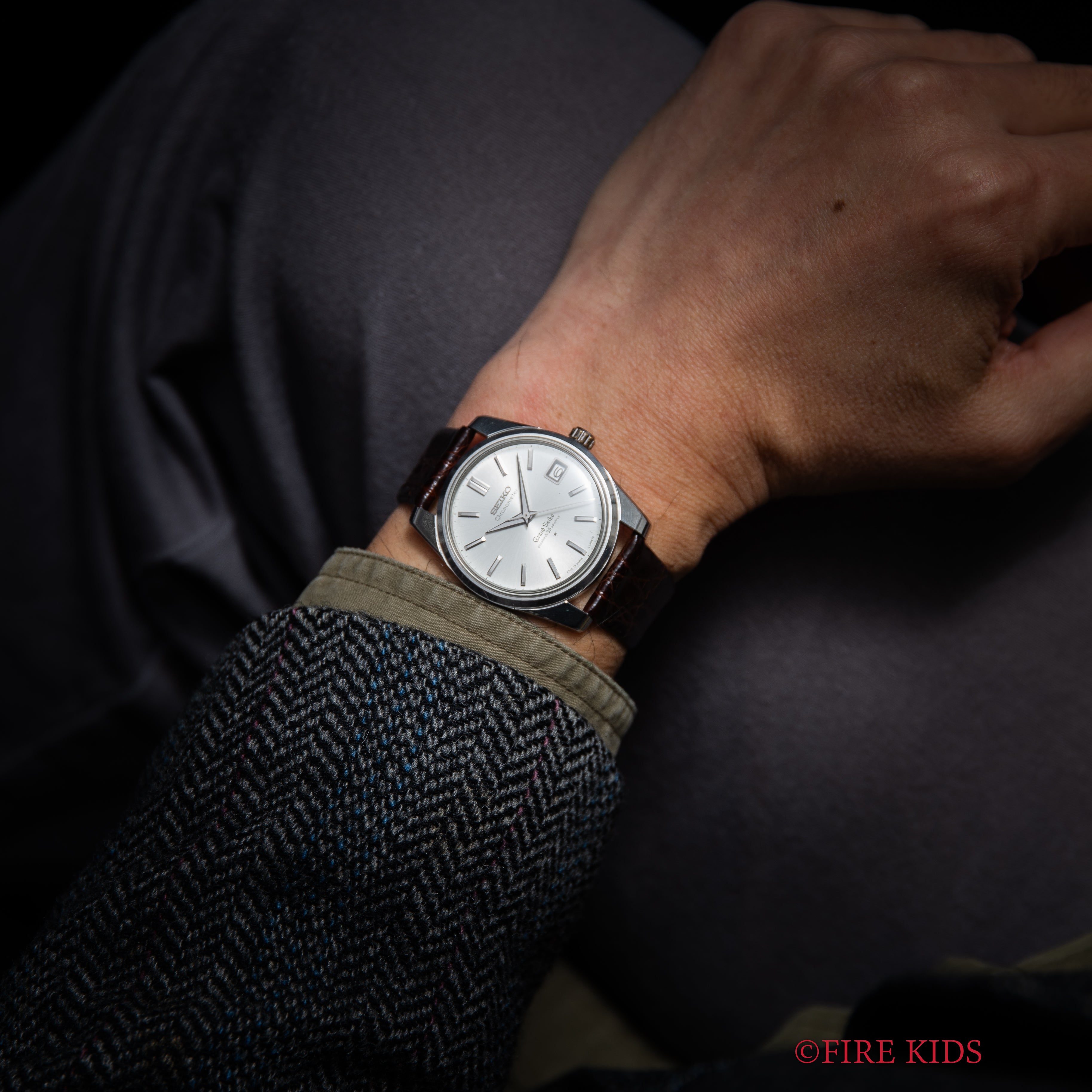 グランドセイコー セルフデーター 1965年製 Ref.43999 GS2nd 初期 ライオンメダル 純正GS尾錠