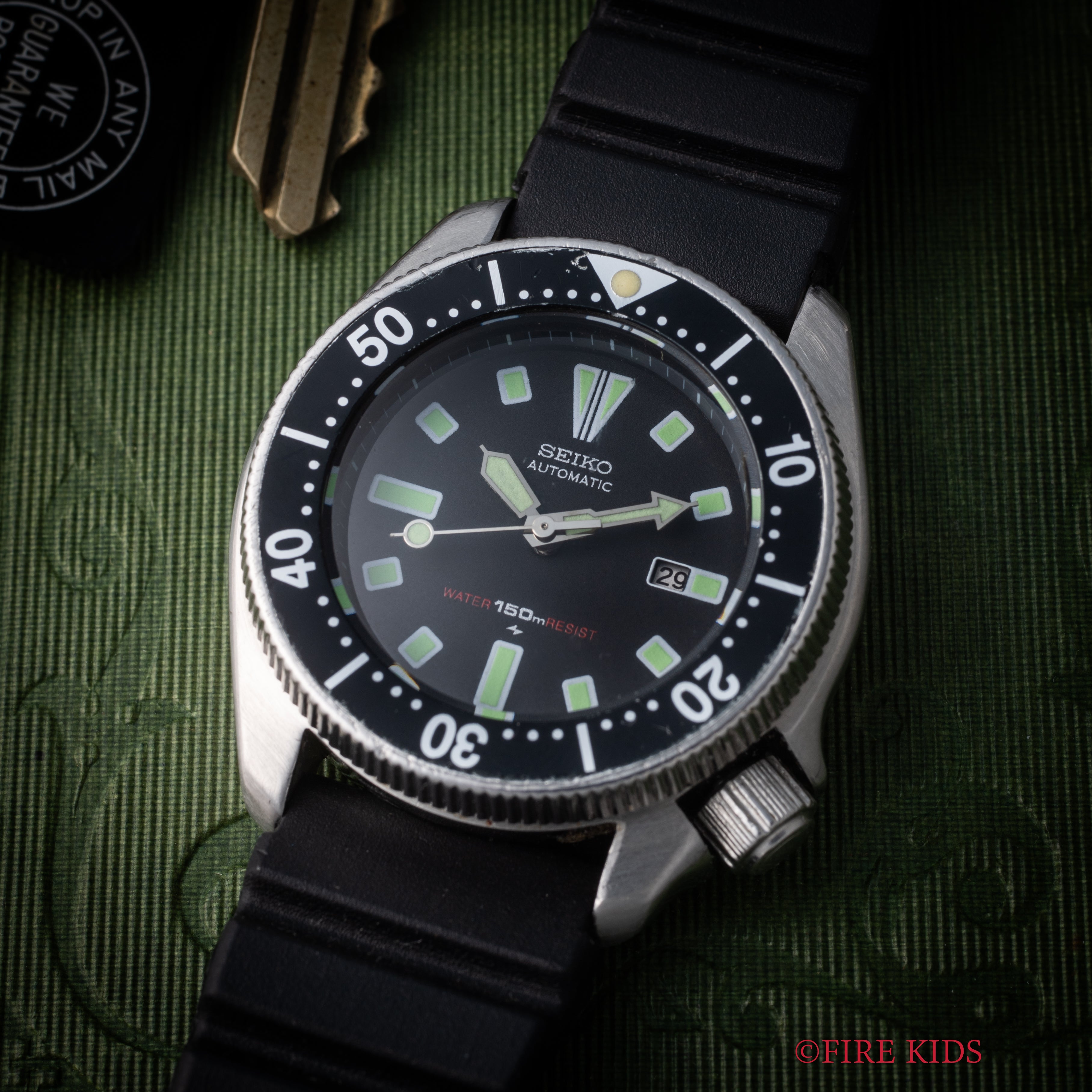 セイコー ボーイズサイズ150mダイバー 1976年製 Ref.4205-0140 自動巻