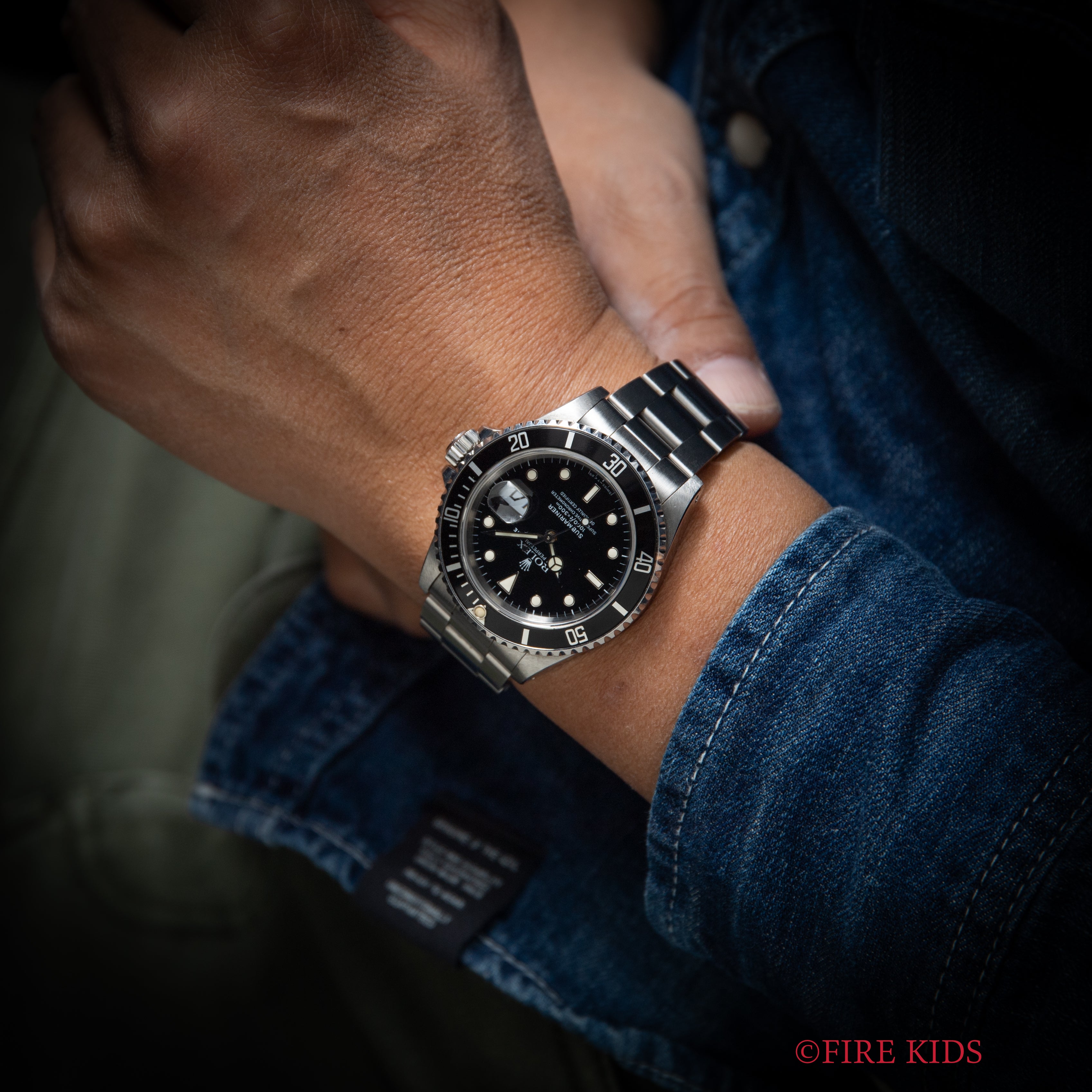 ロレックス サブマリーナーデイト 1989~90年製 Ref.16610 オールトリチウム 箱付