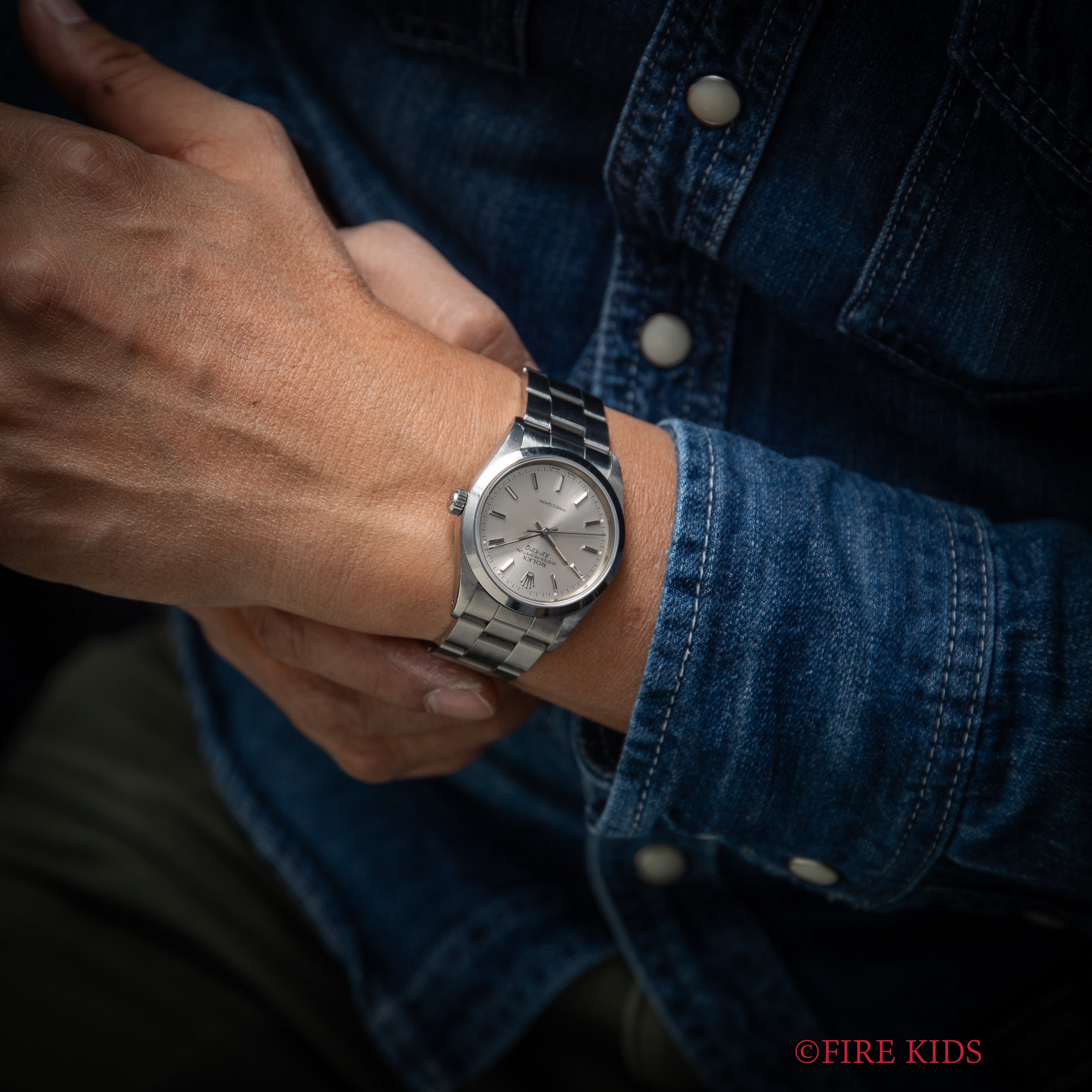 ロレックス エアキング 1991年製 Ref.14000 ノンデイト自動巻き