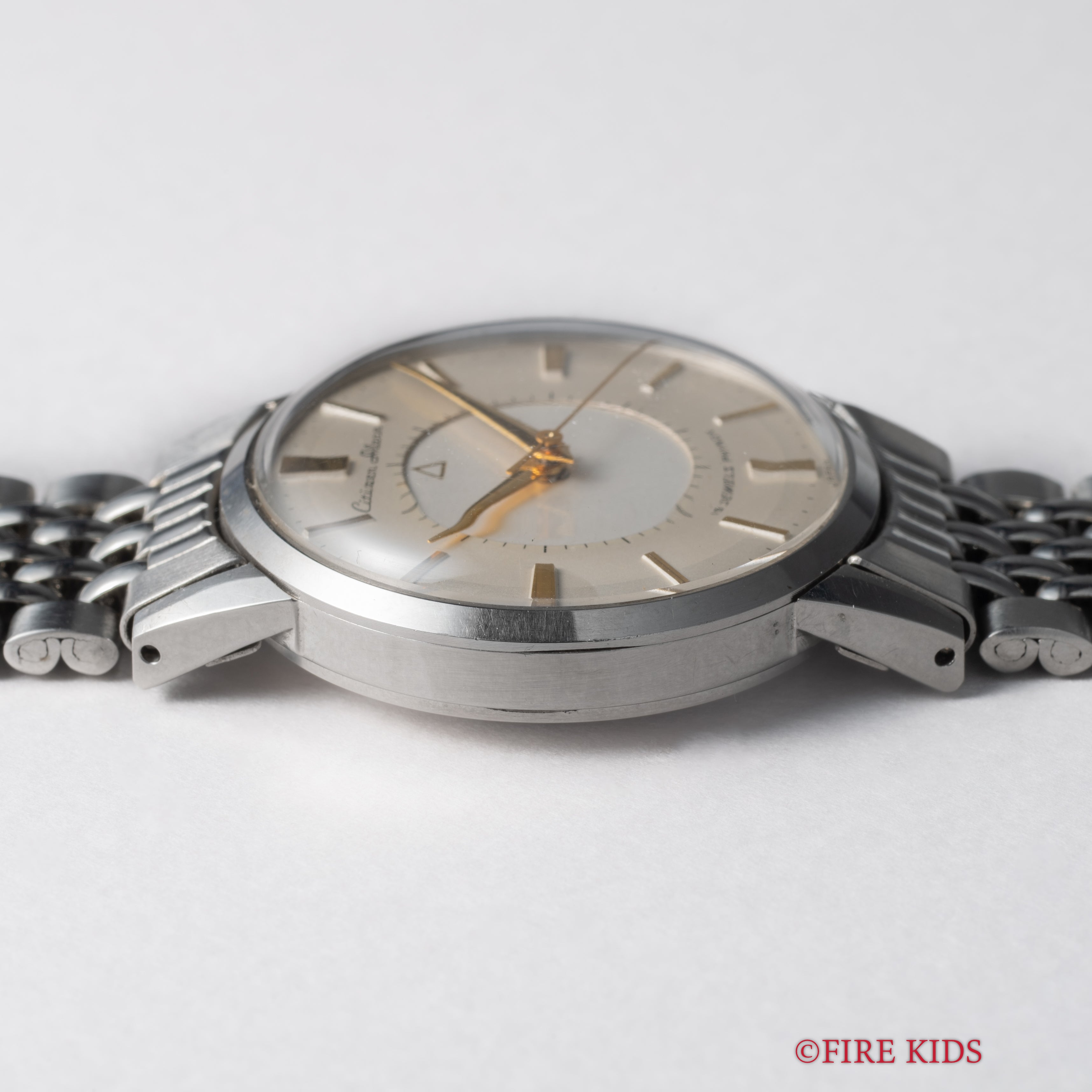 シチズンアラーム 1950年代製 Ref.1407057 初期 ルクルトフェイス 純正ブレス付き