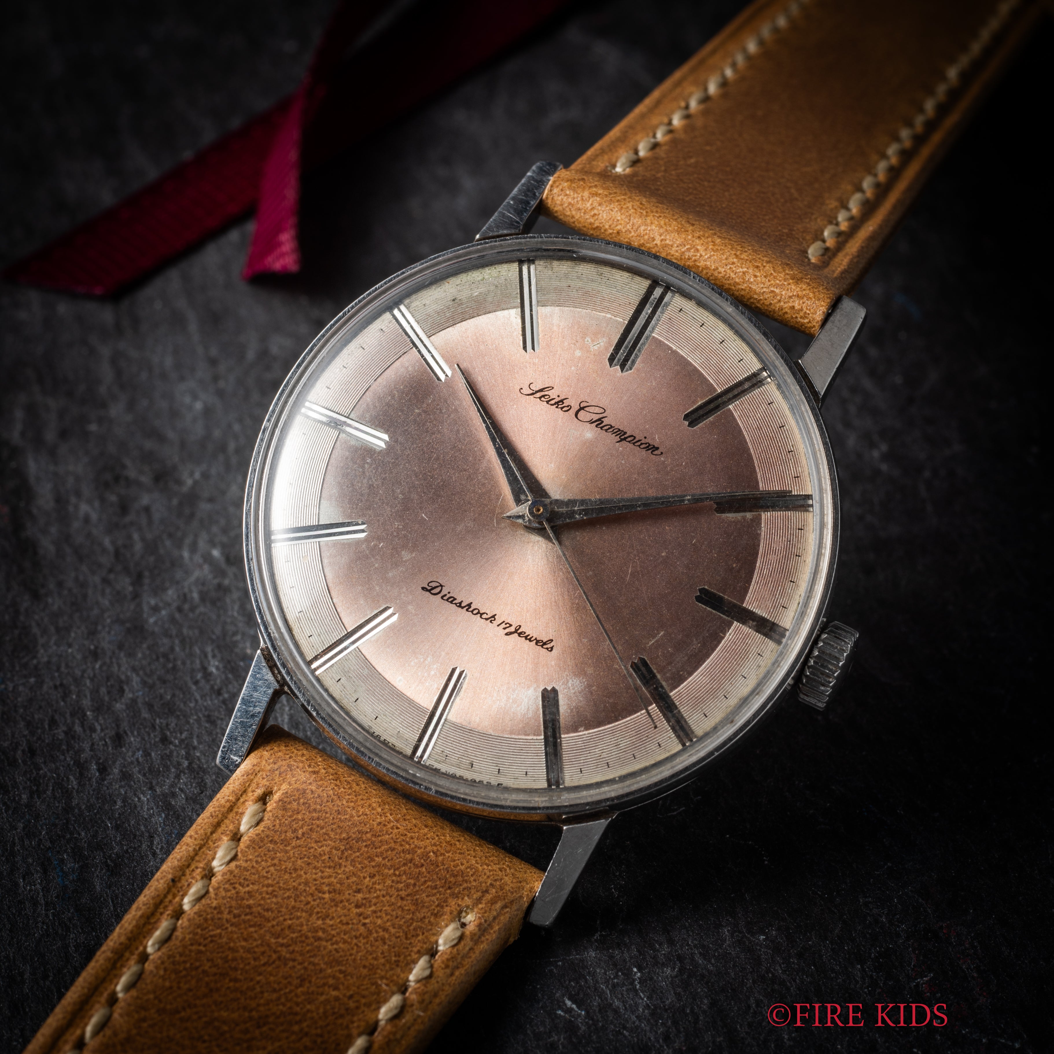 セイコー チャンピオン 17石 手巻き Ref.J14105D 1962年製 パティーナ