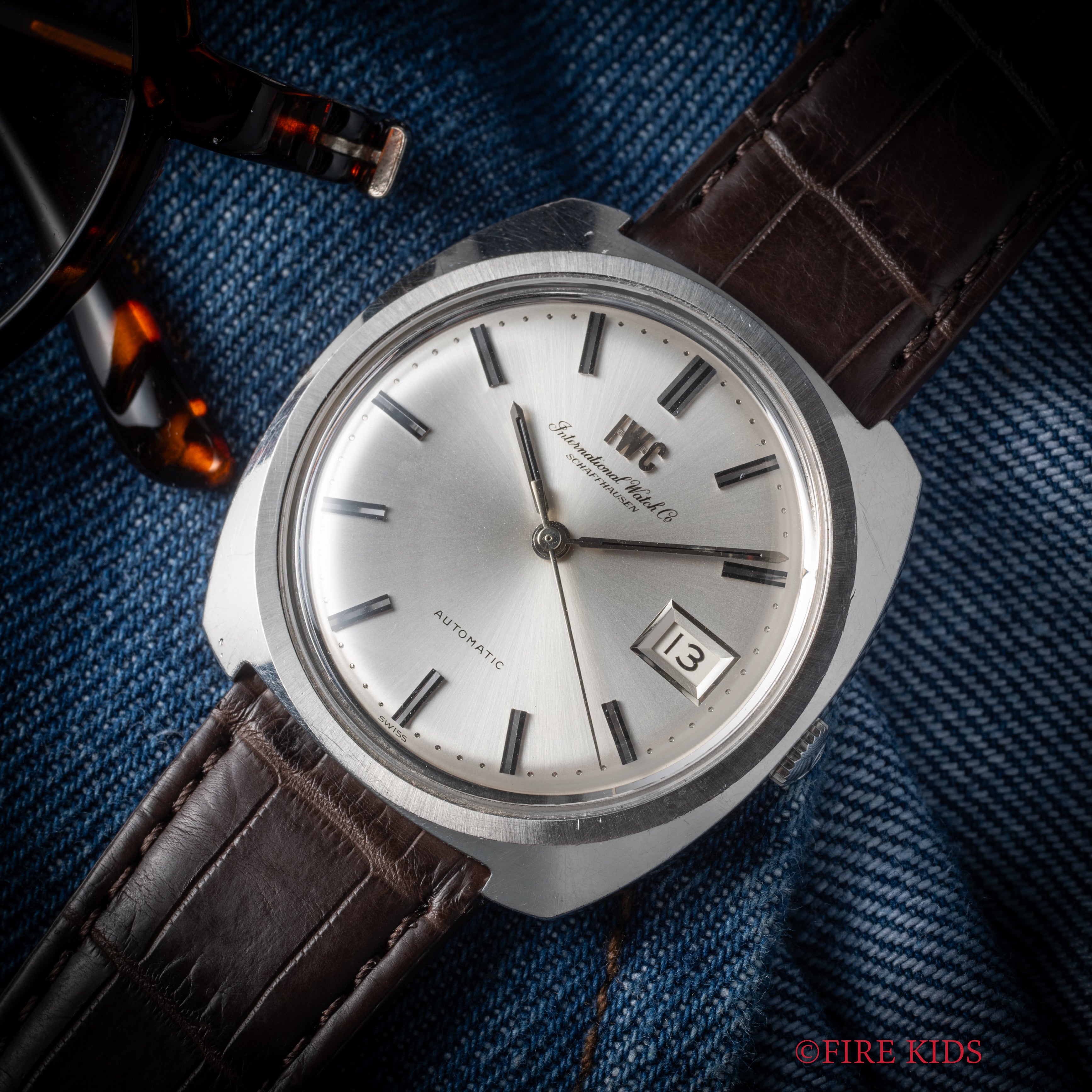 IWC 1967年製 Ref.814A クッションケース ペラトン式自動巻き Cal.8541