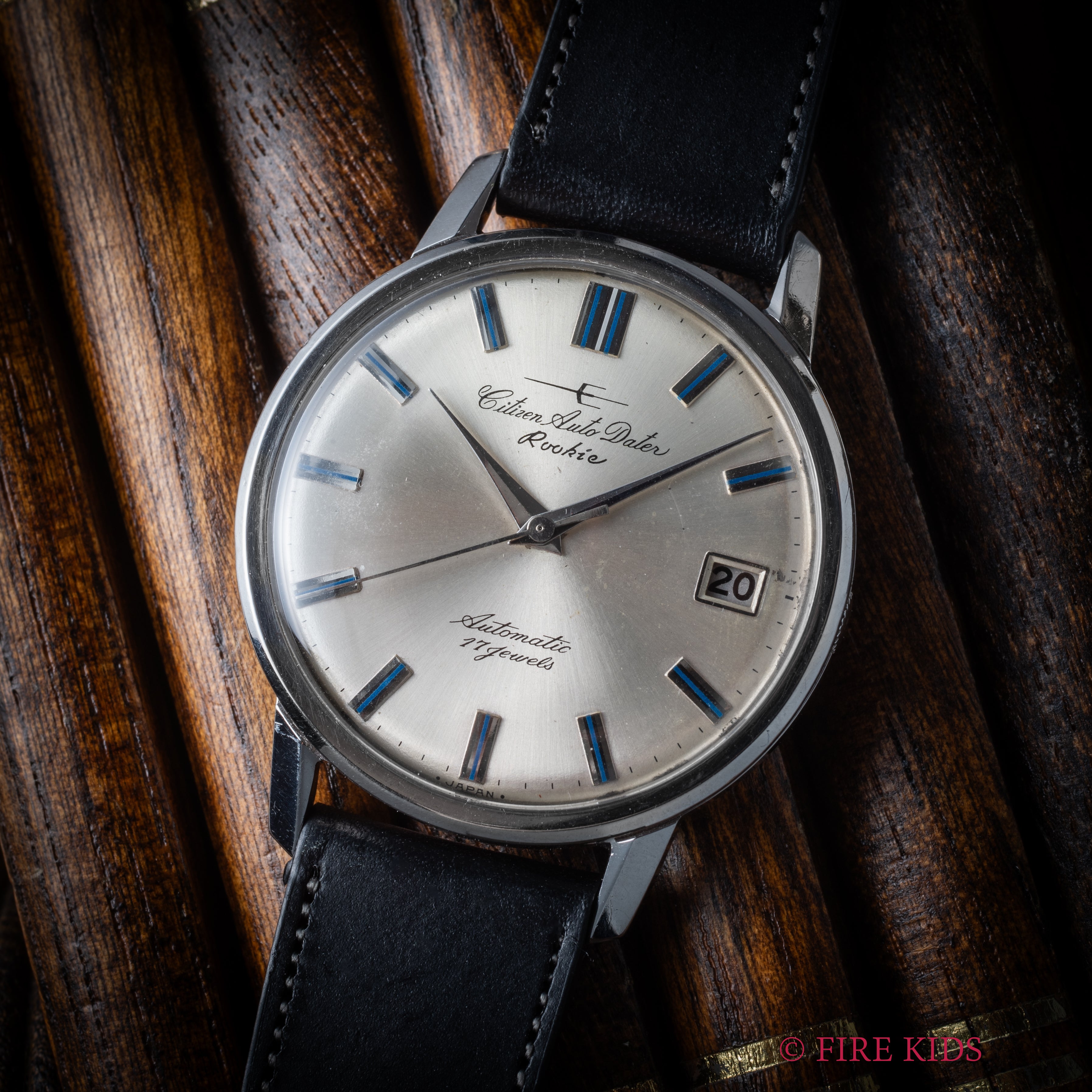 シチズン ジェット オートデーター ルーキー 1963年製 ジェットローター自動巻 シルバーダイヤル