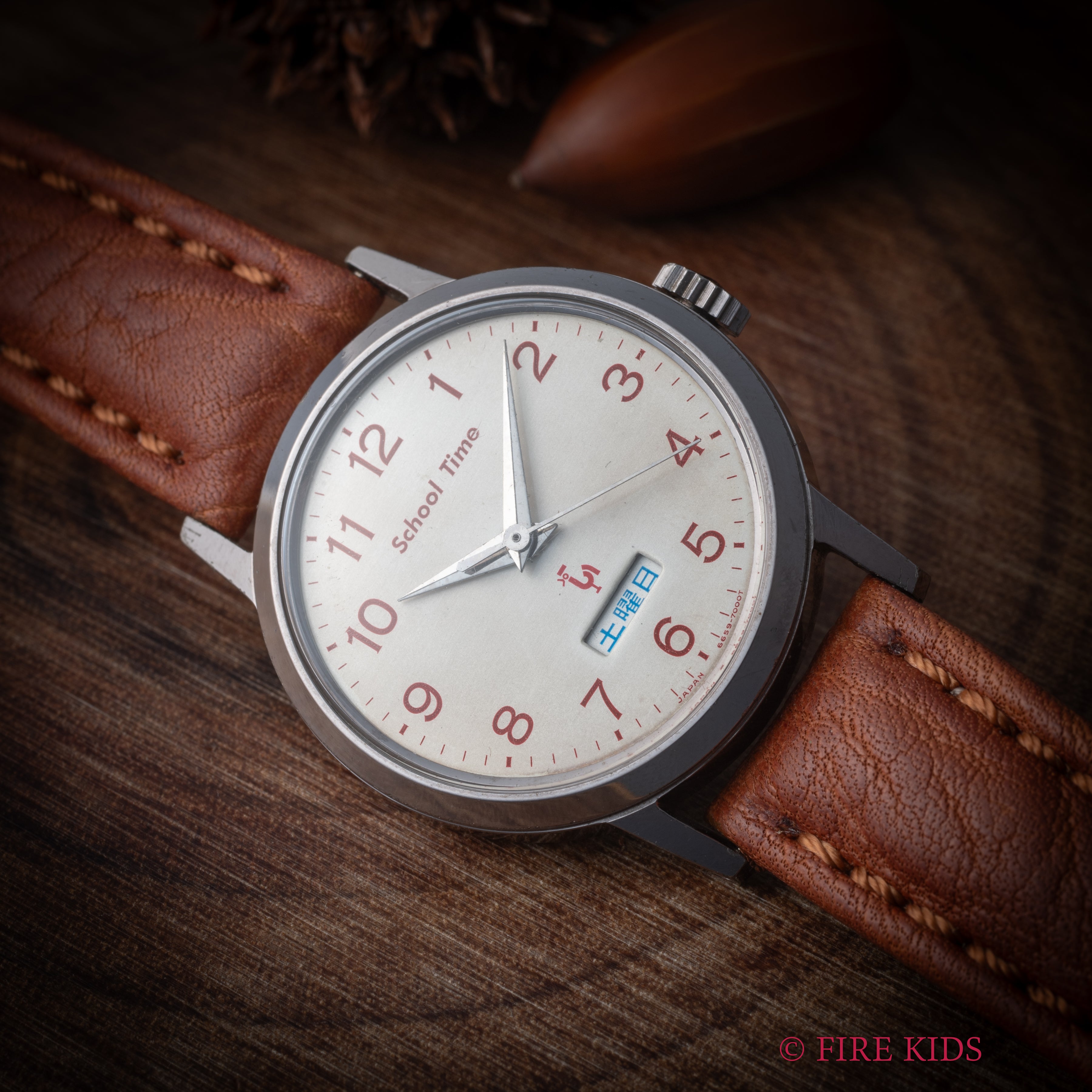 セイコー スクールタイム 1960年代製 Ref.6659-7000 ニワトリマーク 手巻き