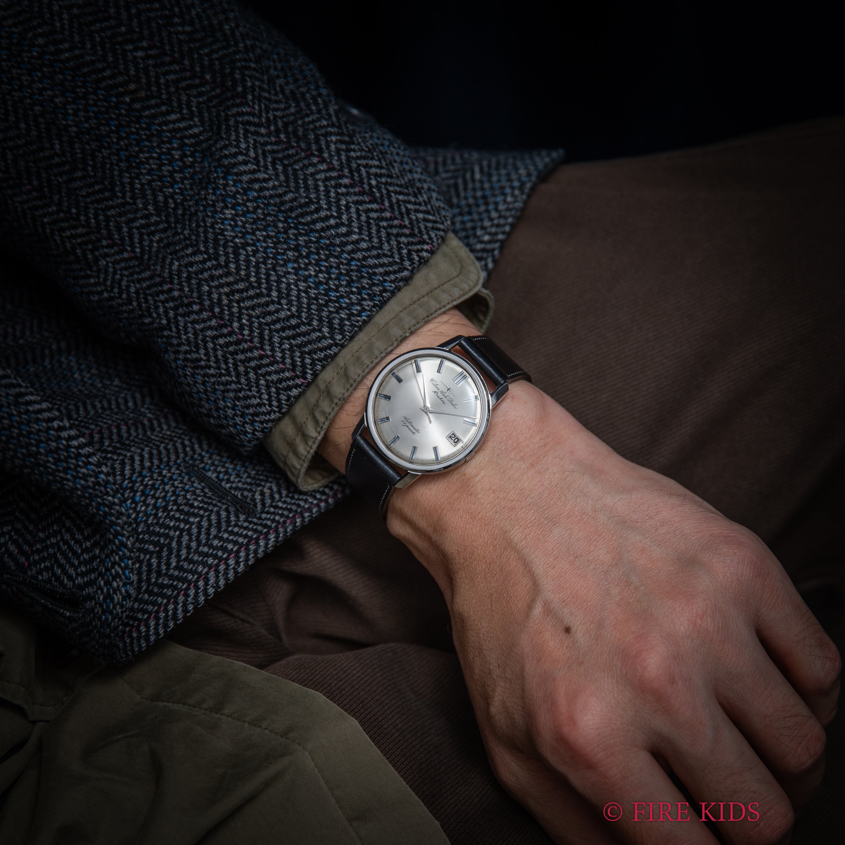 シチズン ジェット オートデーター ルーキー 1963年製 ジェットローター自動巻 シルバーダイヤル