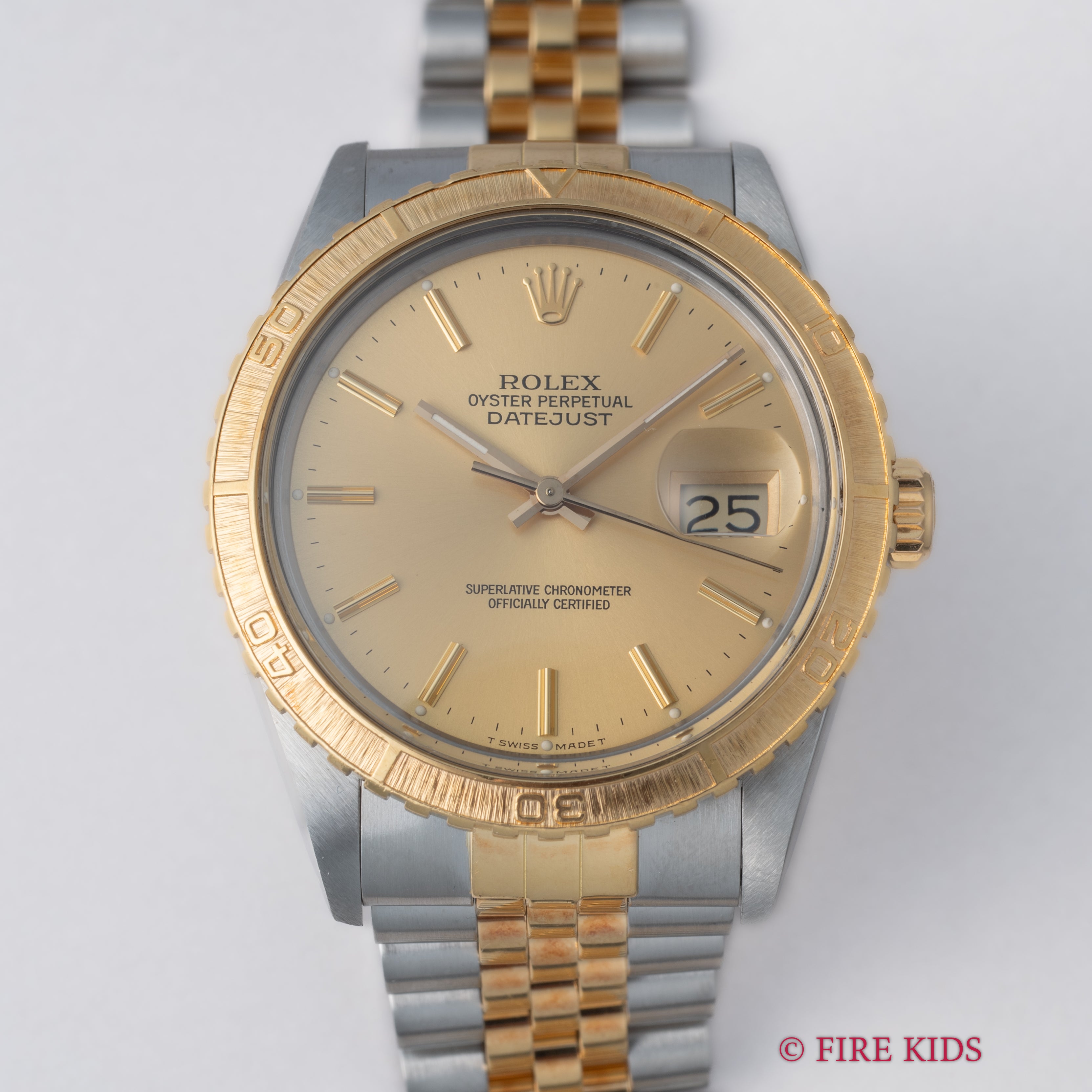 ロレックス サンダーバード1987~88年製 Ref.16523 シャンパンコンビ