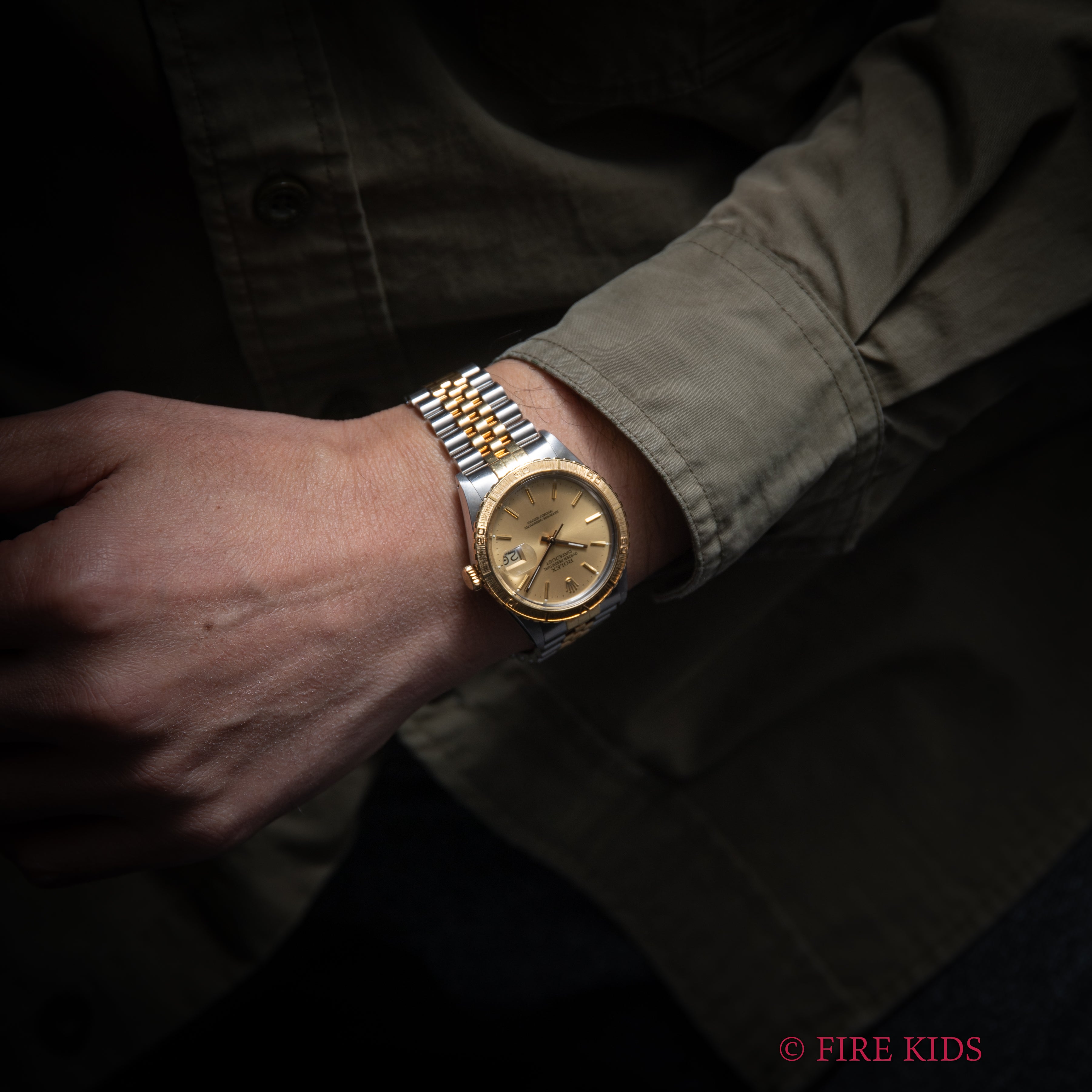 ロレックス サンダーバード1987~88年製 Ref.16523 シャンパンコンビ