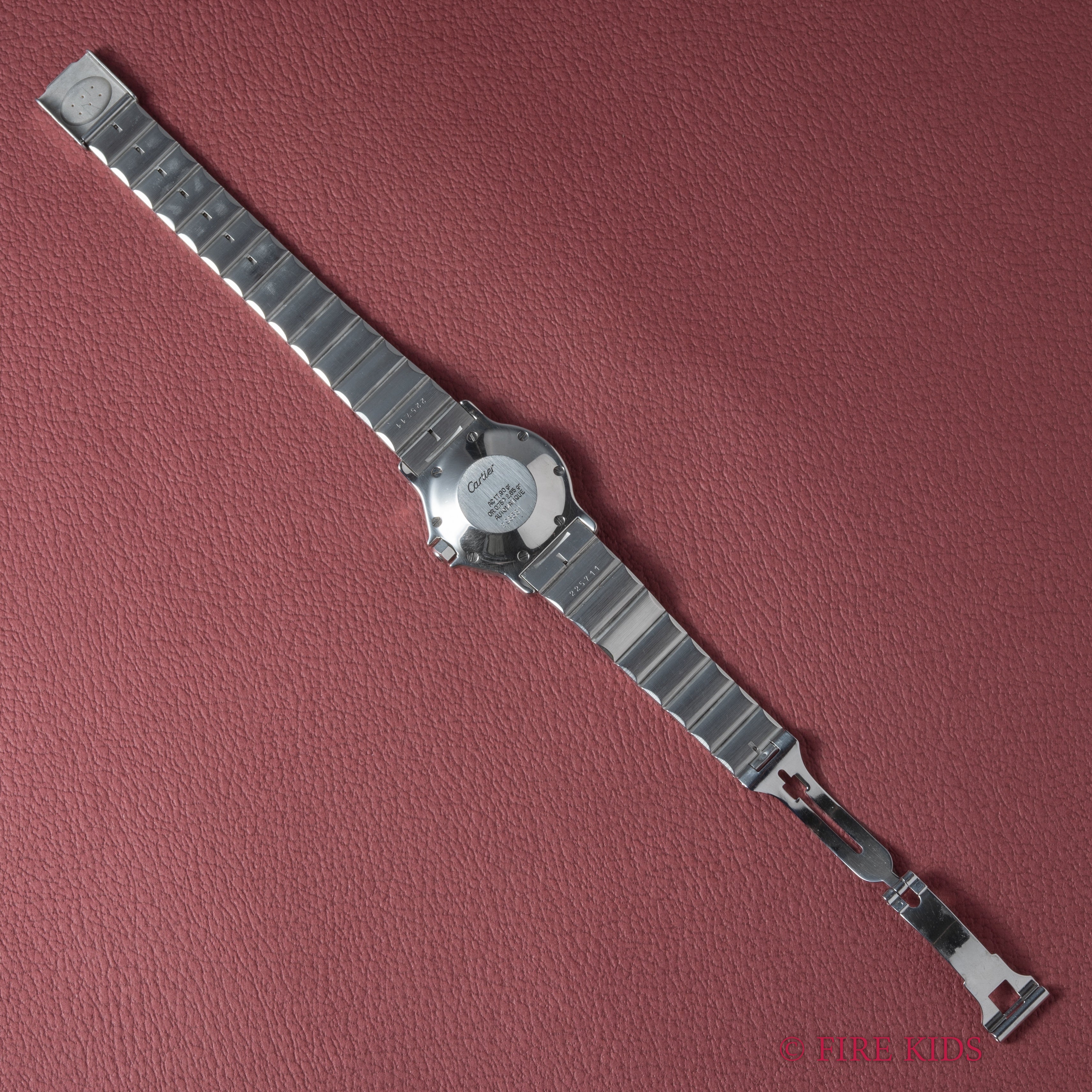 カルティエ サントスオクタゴン LMサイズ 1980年代製 自動巻 コンビ 純正ブレス