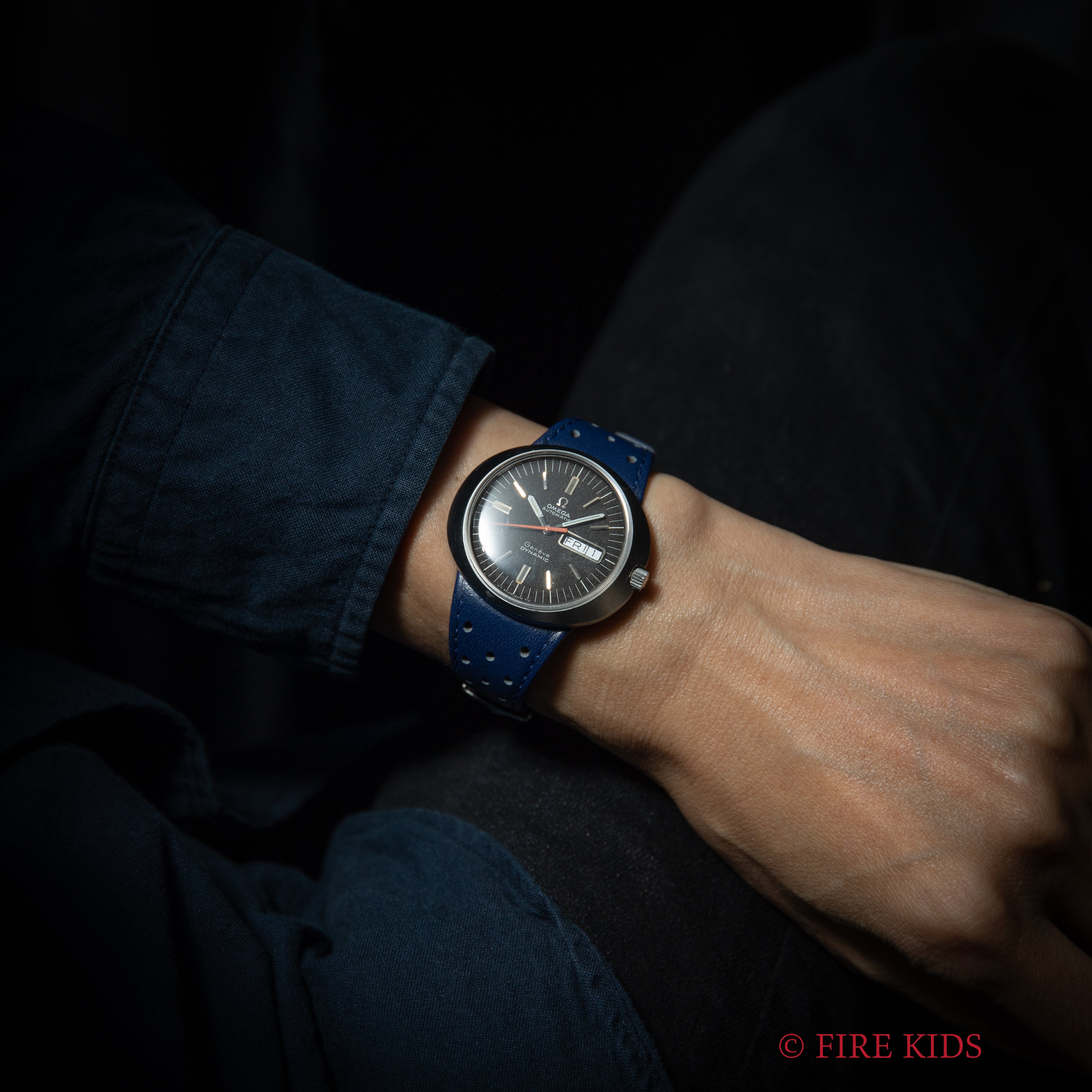 オメガ ジュネーブ ダイナミック Ref.166.079 1971年製 純正尾錠付き 自動巻き