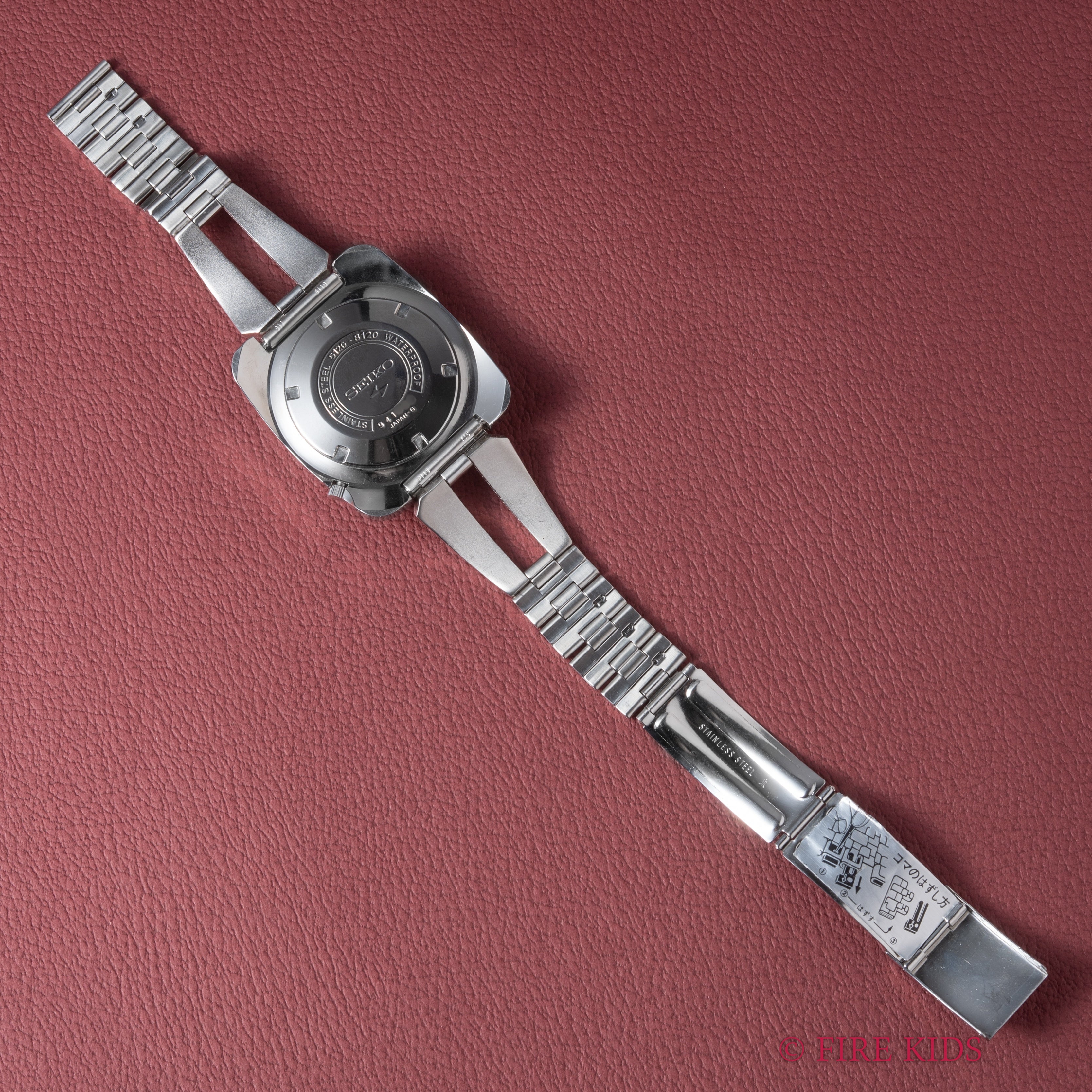 セイコー5スポーツ 1969年製 Ref.5126-8120 クッションケース 純正ブレス付き タグ付き