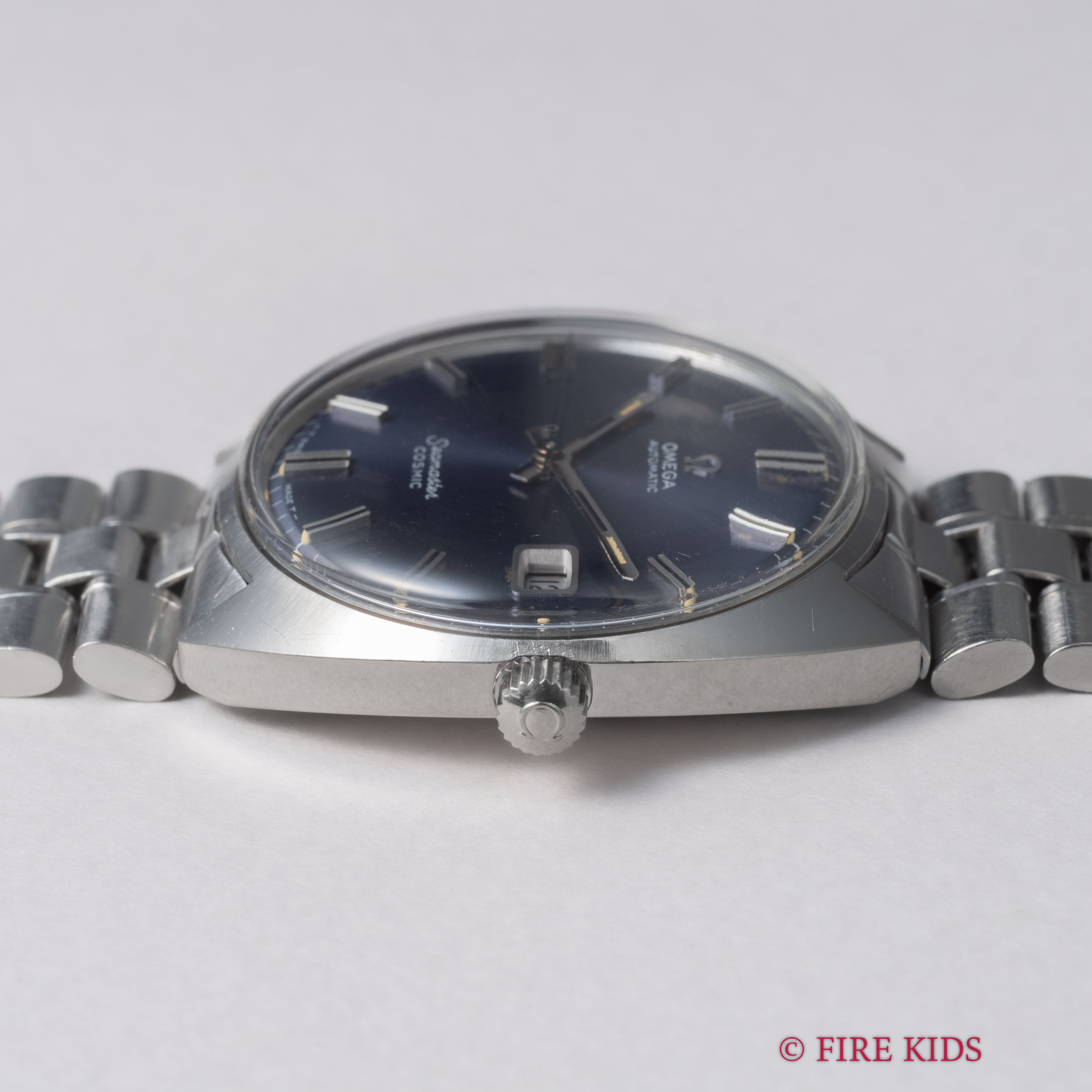 オメガ シーマスター コスミック ブルー 1968年製 純正ブレス付 自動巻き