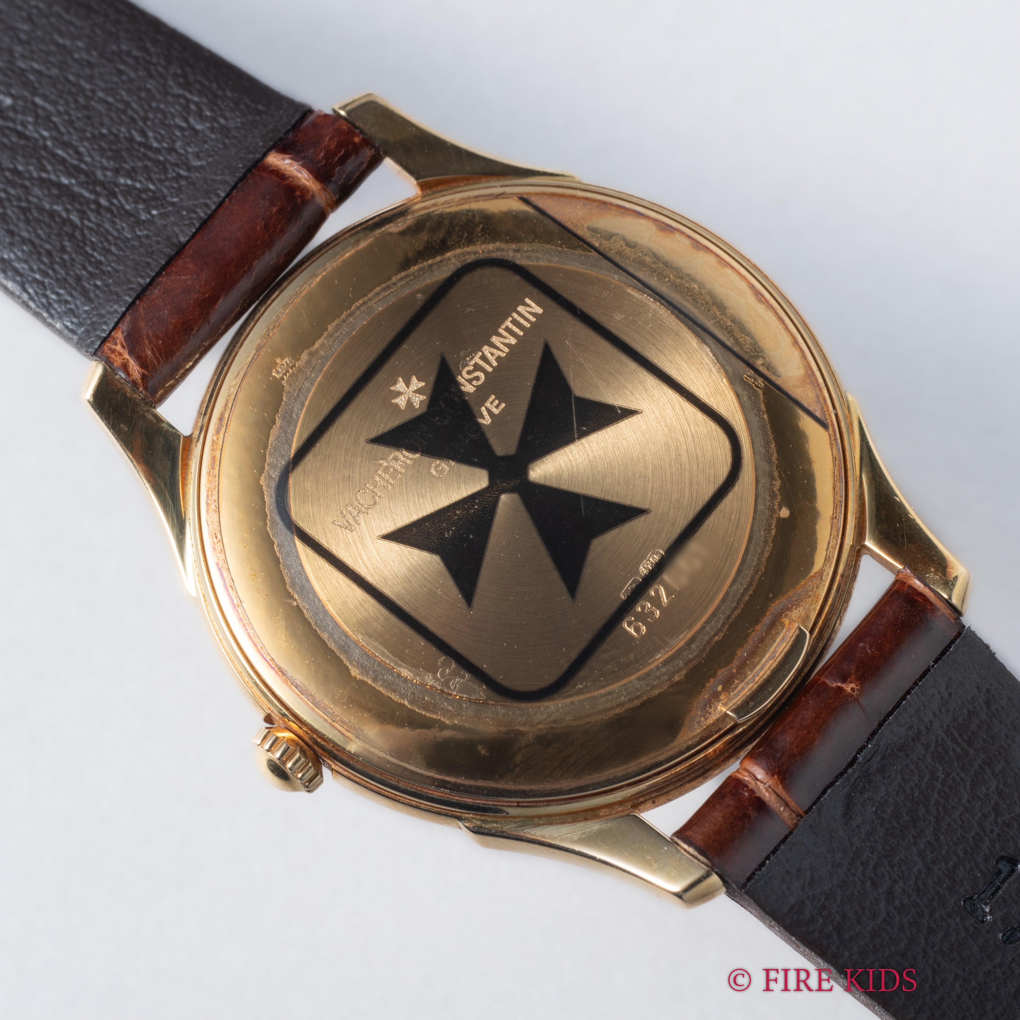 ヴァシュロン・コンスタンタン クラシックジュビリー 1990年代製 手巻き 18金無垢イエローゴールド 純正金無垢尾錠、純正革ベルト付き