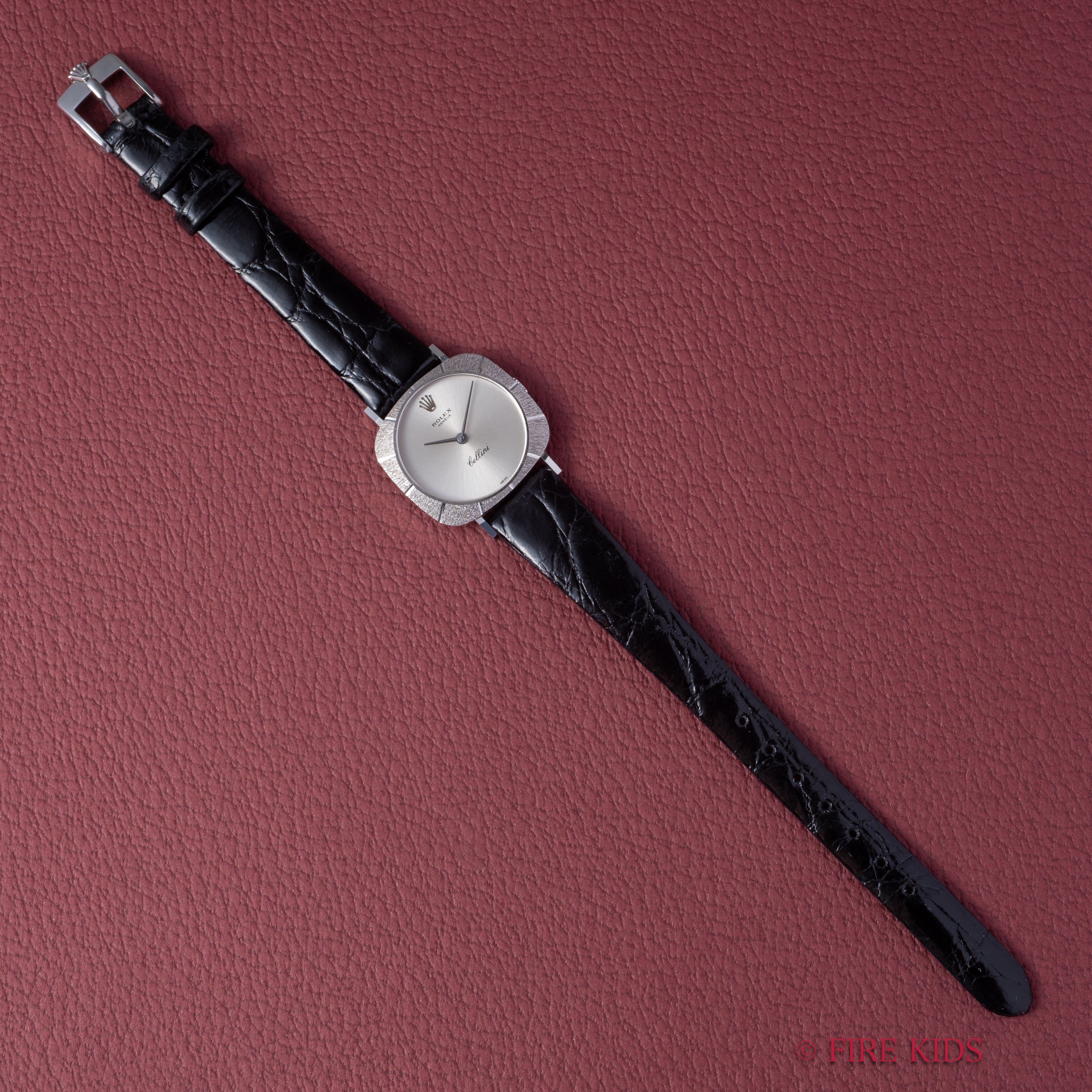 ロレックス レディース チェリーニ 18金無垢ホワイトゴールド 1970年製(昭和45年製) 純正王冠尾錠付き美品