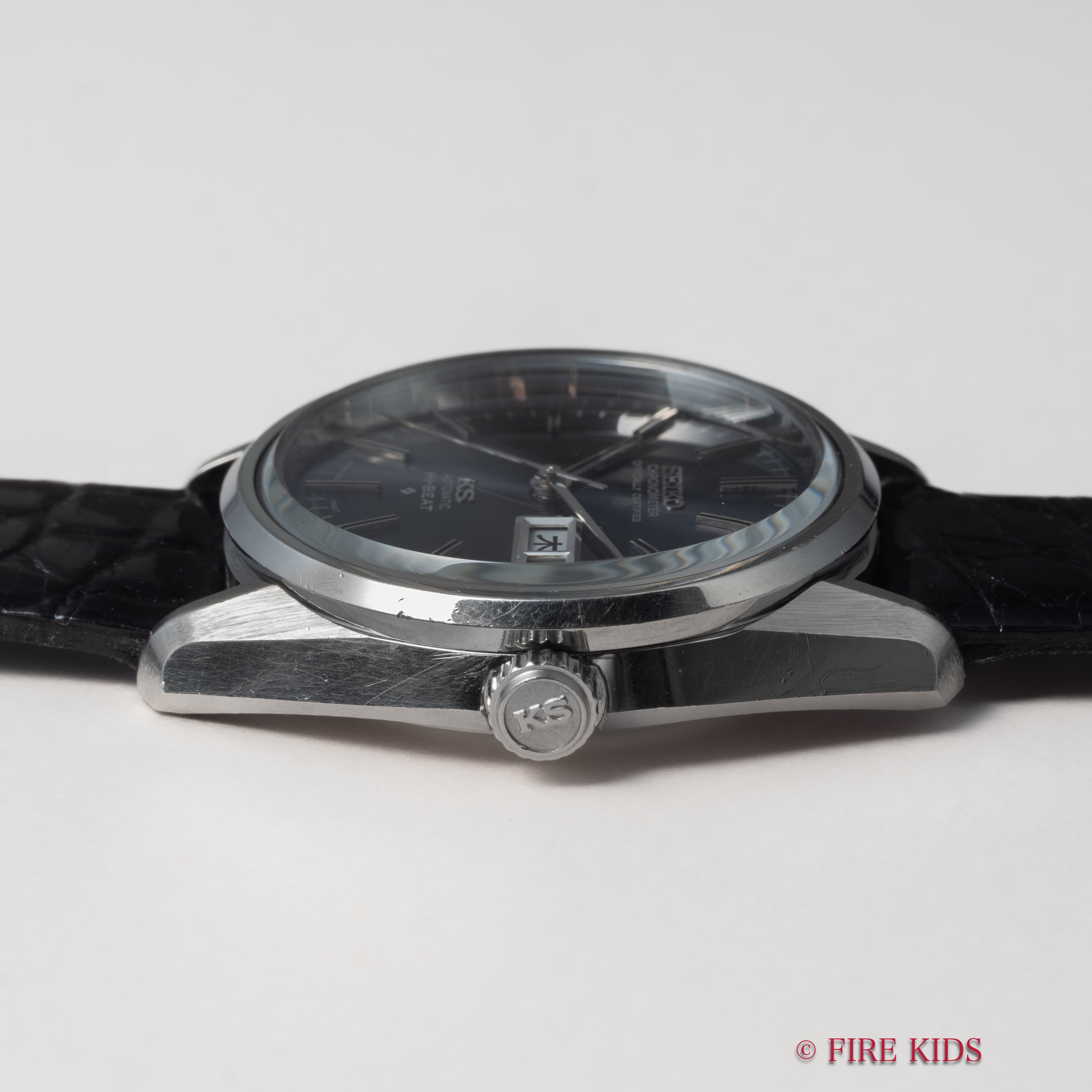 キングセイコー クロノメーター 56KS 1970年製(昭和45年製) グレーダイヤル ハイビート自動巻 KS尾錠付き