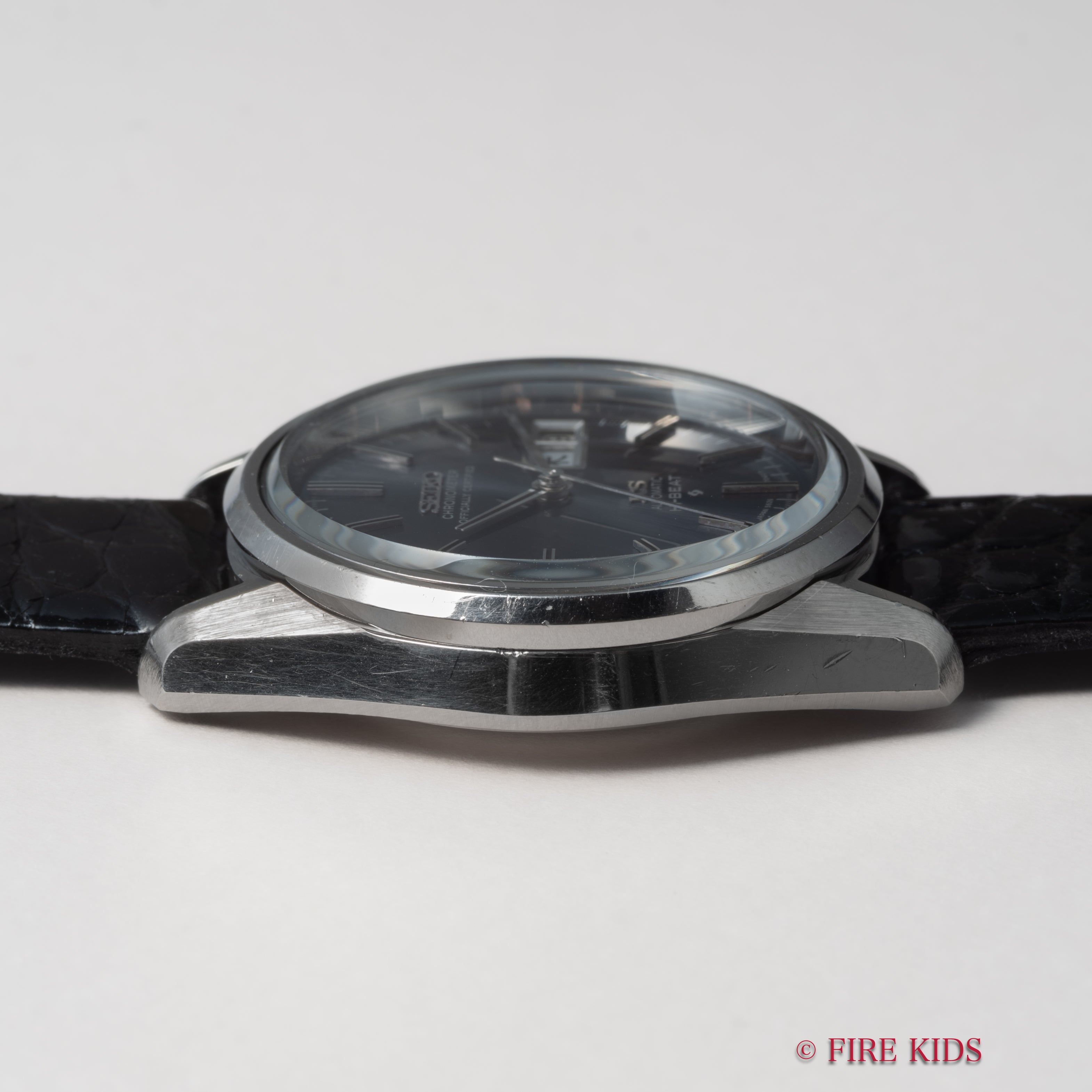 キングセイコー クロノメーター 56KS 1970年製(昭和45年製) グレーダイヤル ハイビート自動巻 KS尾錠付き