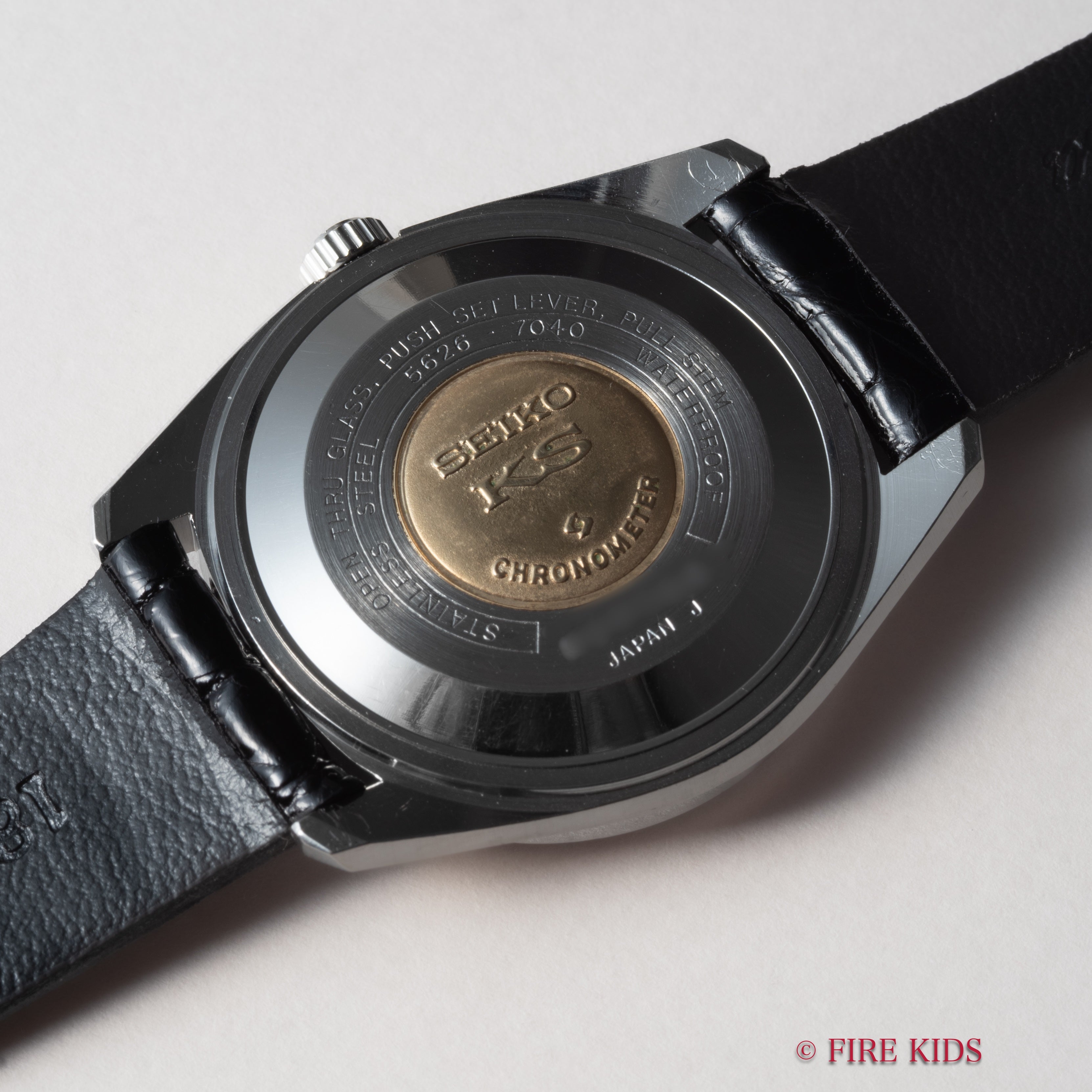 キングセイコー クロノメーター 56KS 1970年製(昭和45年製) グレーダイヤル ハイビート自動巻 KS尾錠付き