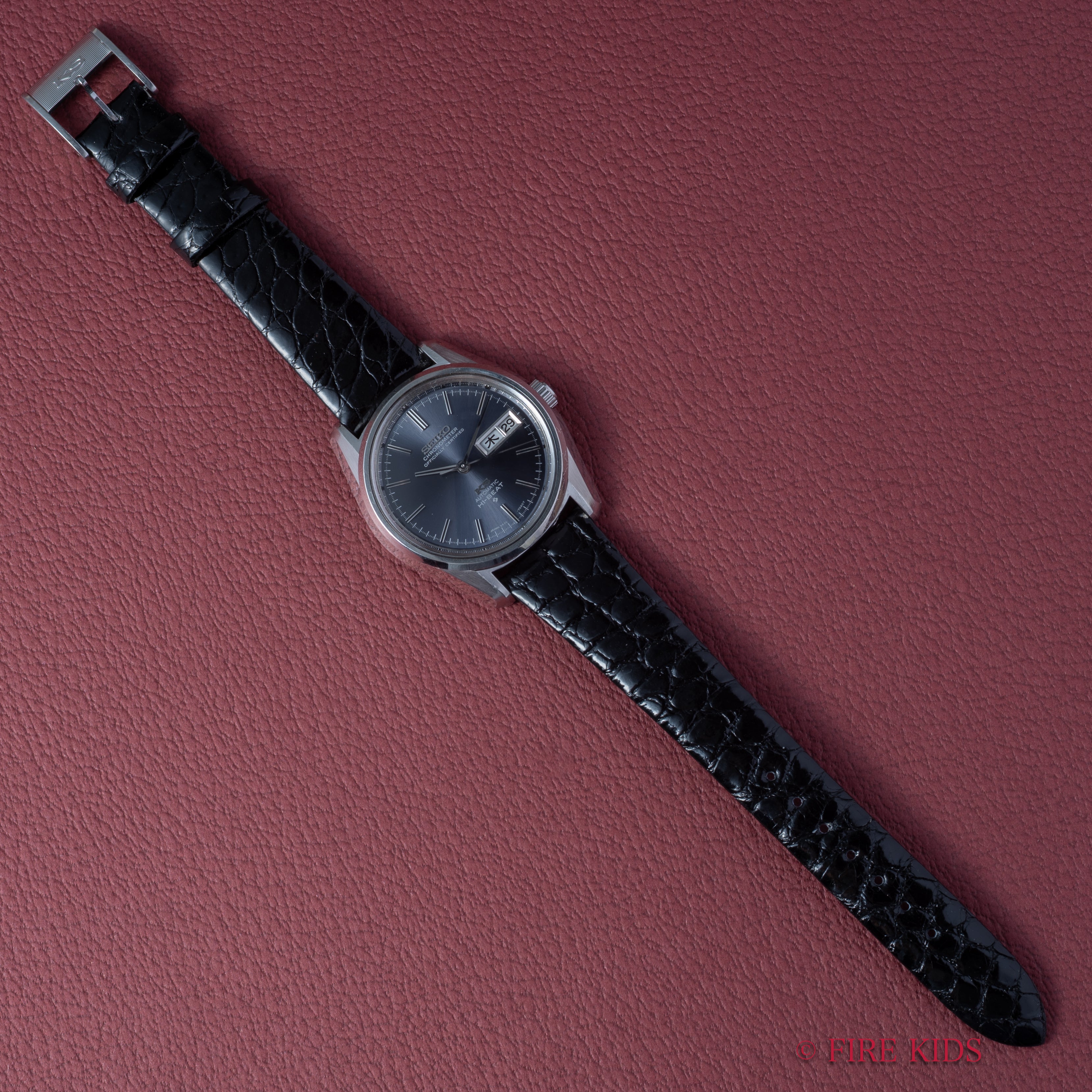 キングセイコー クロノメーター 56KS 1970年製(昭和45年製) グレーダイヤル ハイビート自動巻 KS尾錠付き