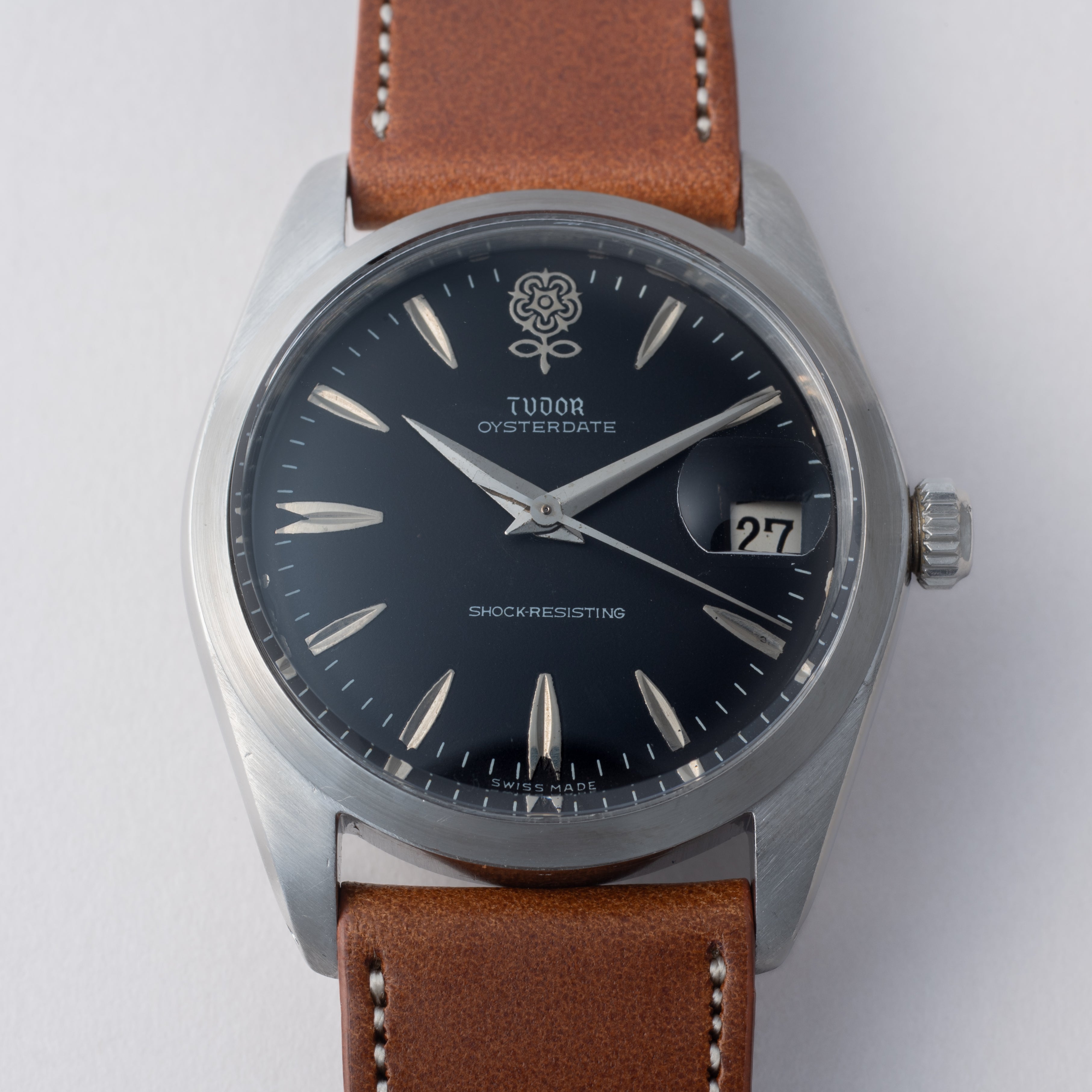 チューダー オイスターデイト デカバラ リダンブラック 1964年製 Ref.7962