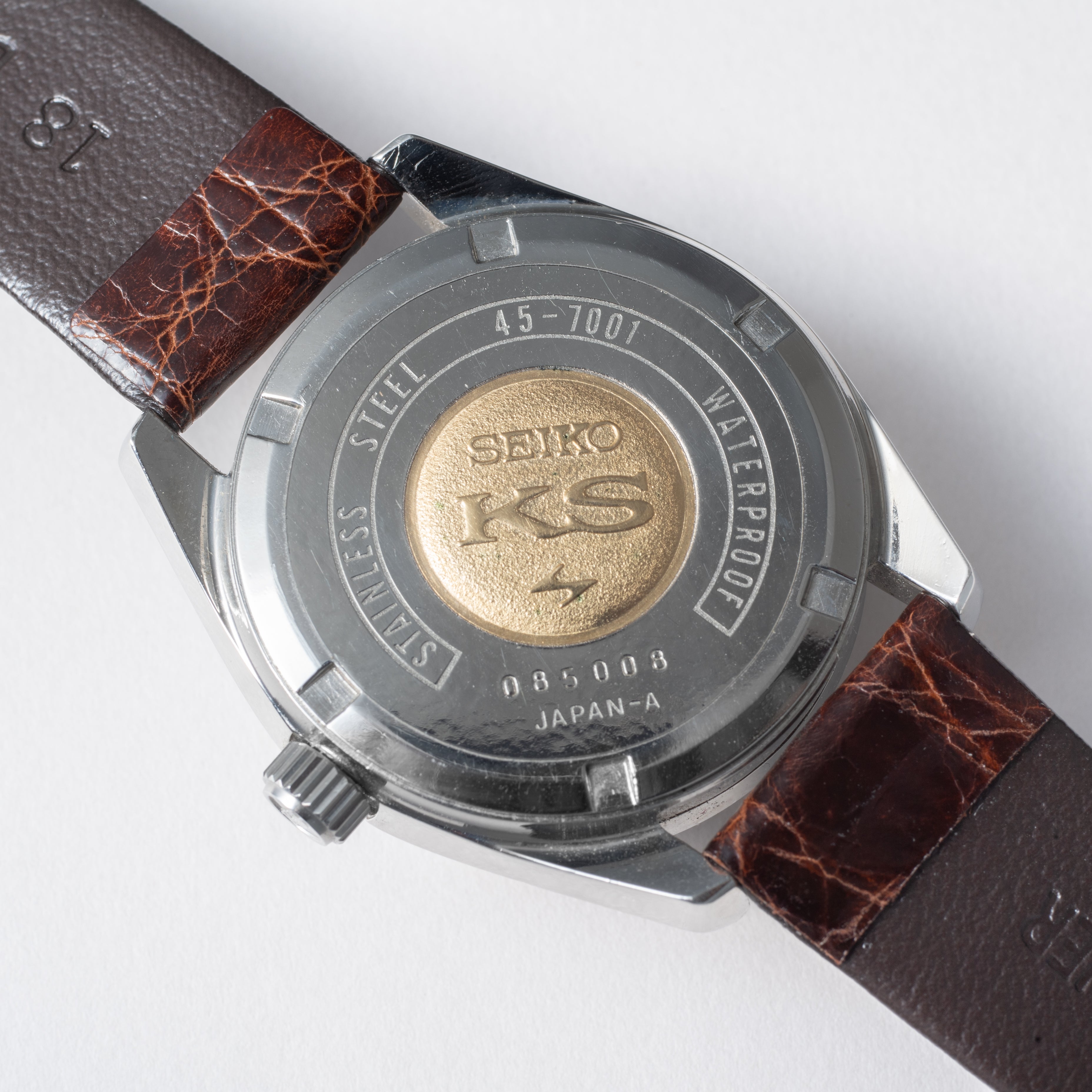 キングセイコー 1970年製/昭和45年製 ノンデイト Ref.45-7001 45KS KS尾錠付き