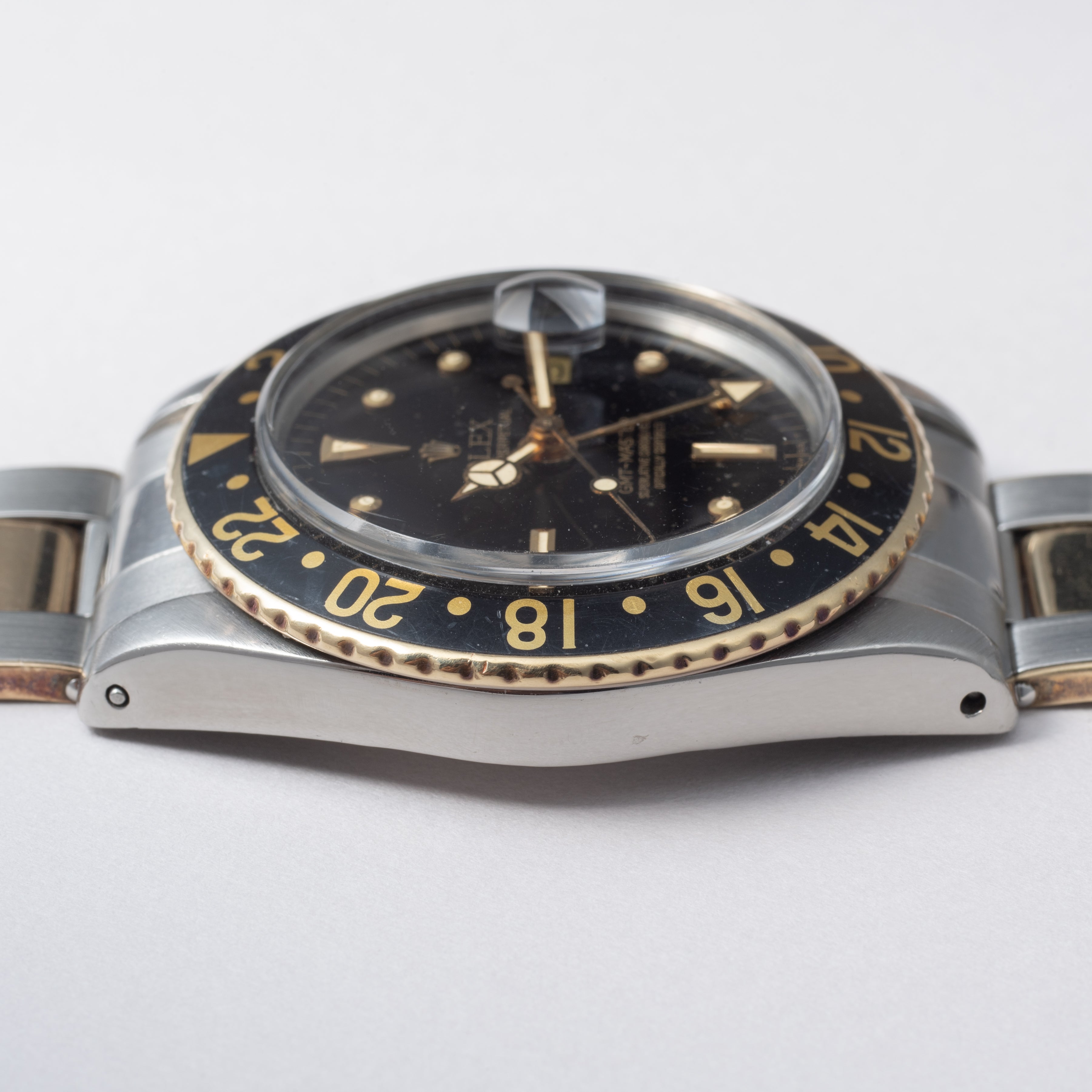 ロレックス 黒ツボ 1978年製 GMTマスター Ref.1675 3連オイスターブレス