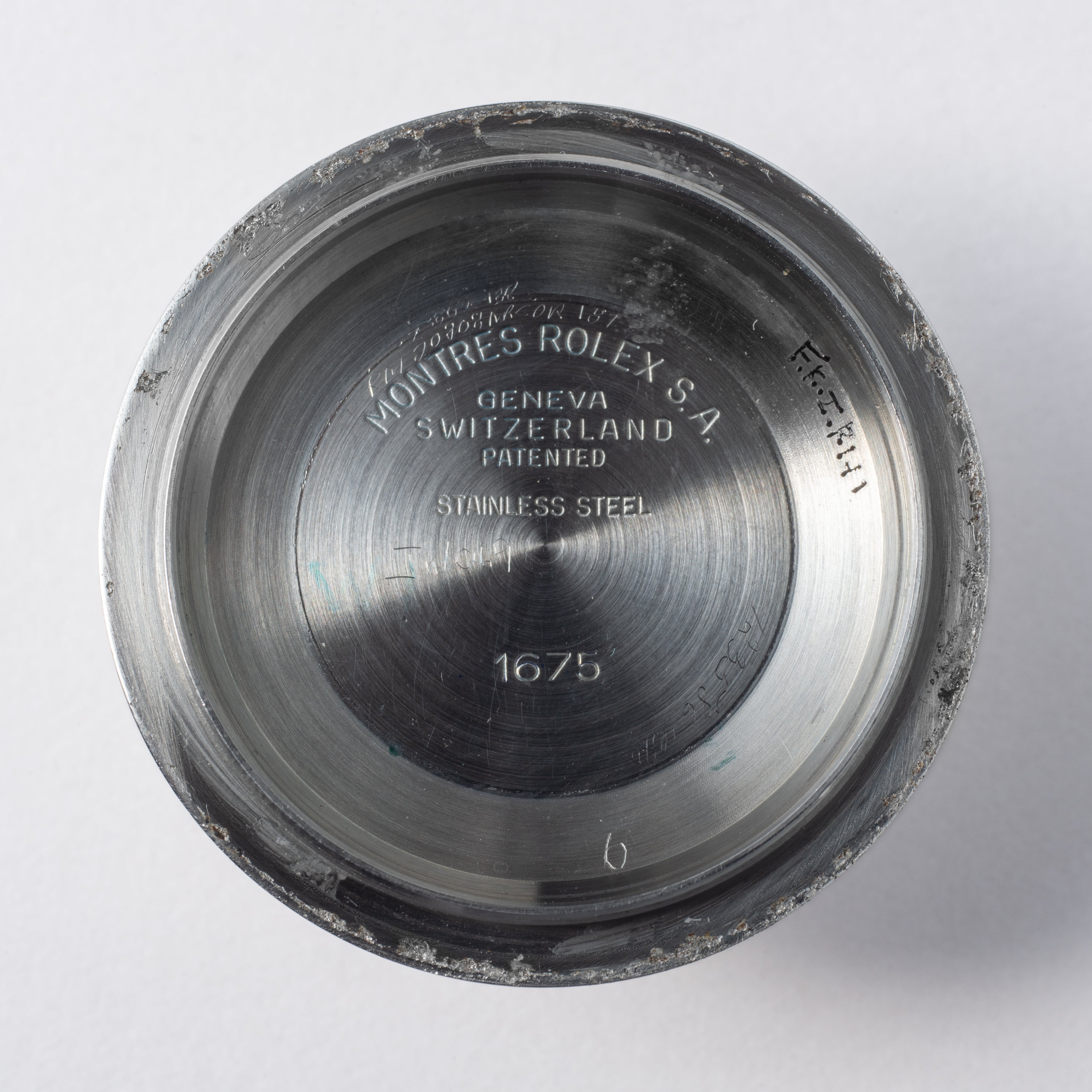 ロレックス 黒ツボ 1978年製 GMTマスター Ref.1675 3連オイスターブレス