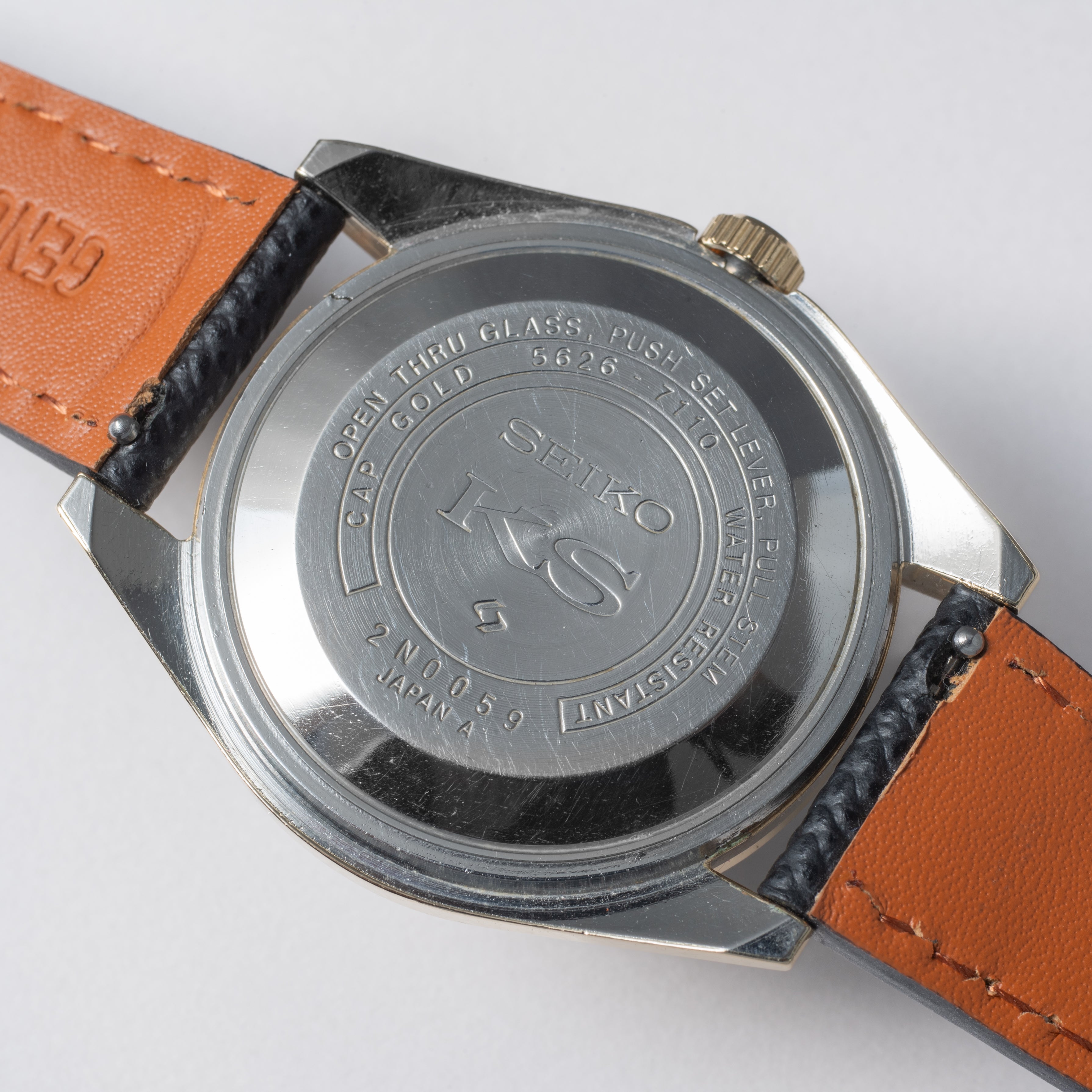 キングセイコー 1972年製 CAPゴールド 56KS Ref.5626-7110 デイデイト 純正尾錠付き