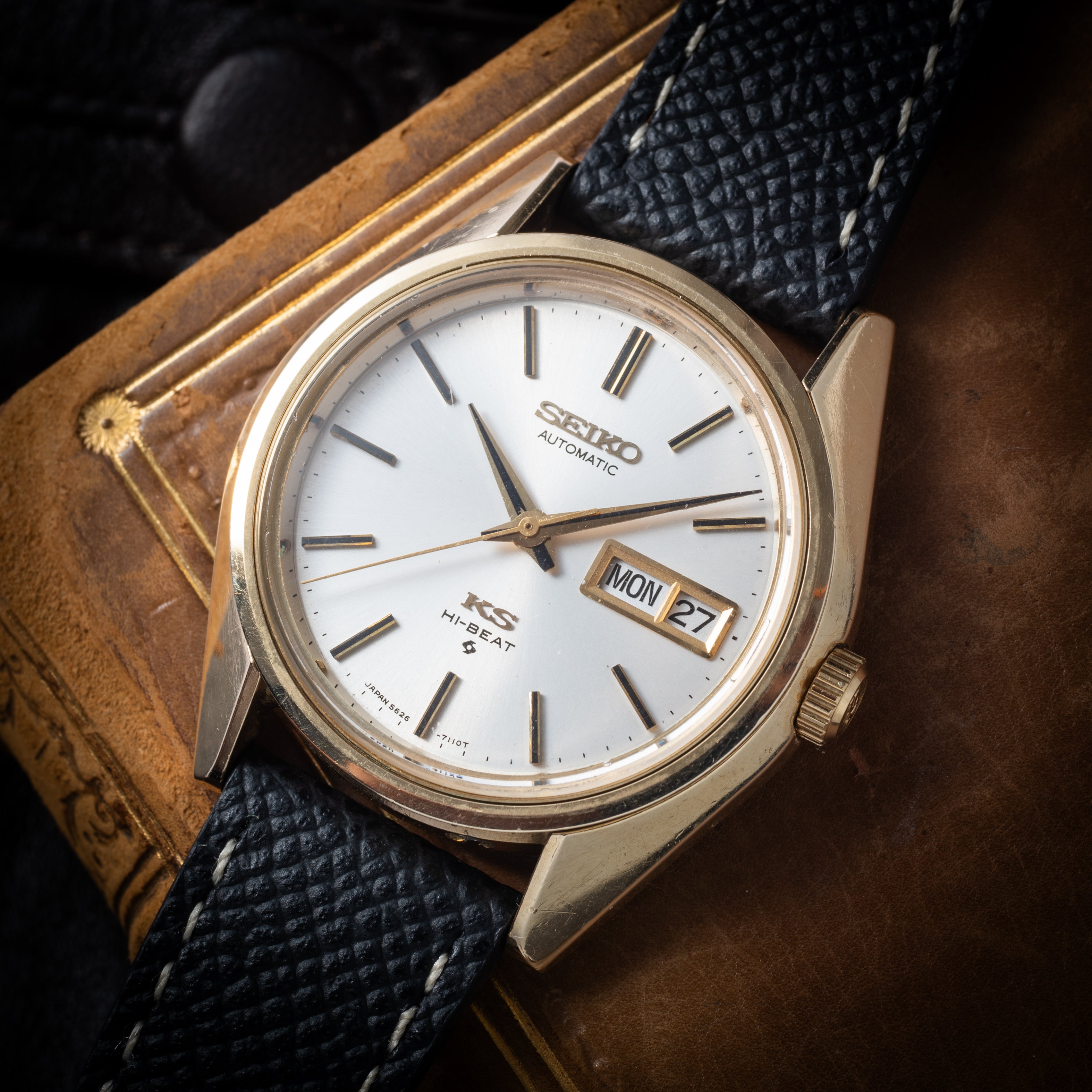 キングセイコー 1972年製 CAPゴールド 56KS Ref.5626-7110 デイデイト 純正尾錠付き