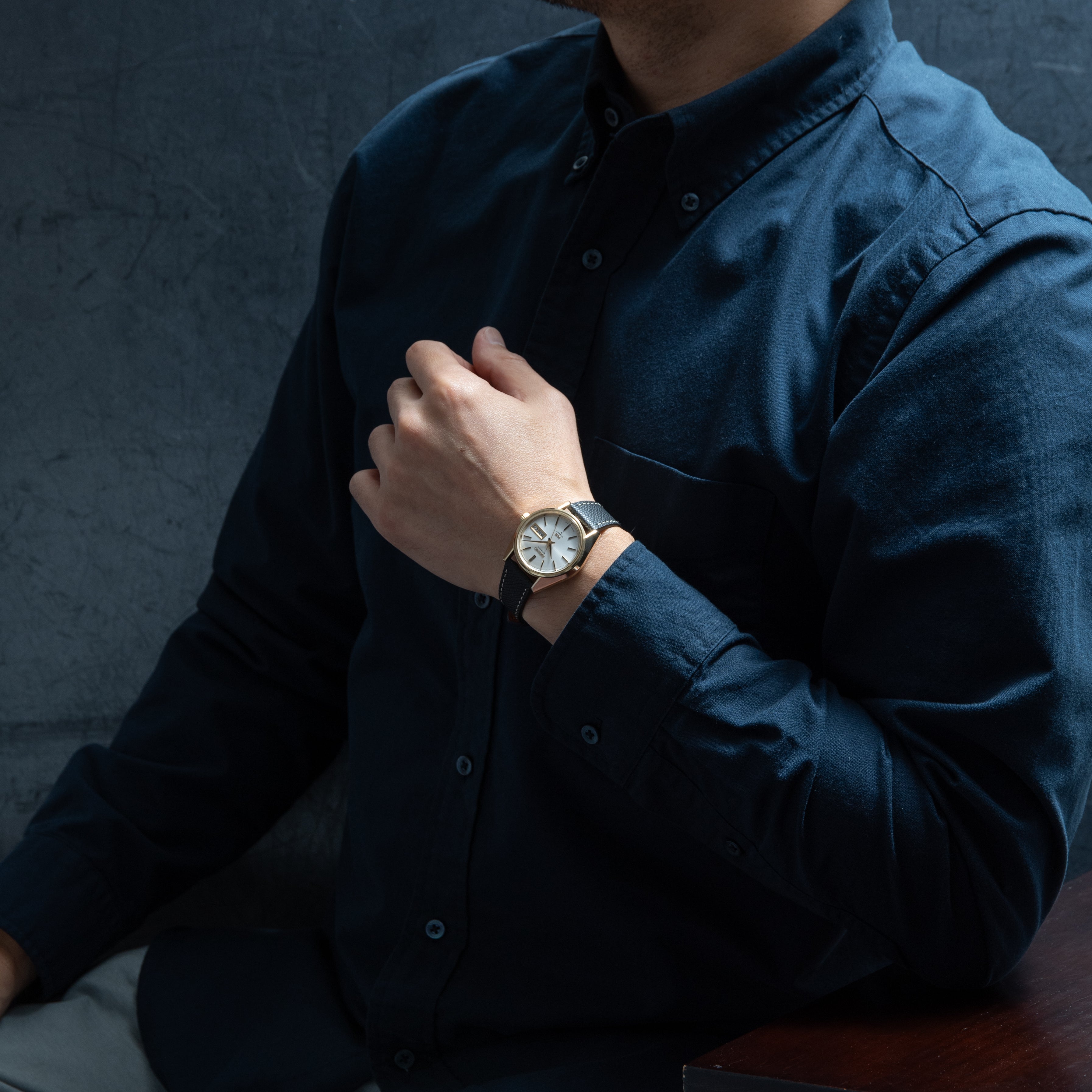 キングセイコー 1972年製 CAPゴールド 56KS Ref.5626-7110 デイデイト 純正尾錠付き