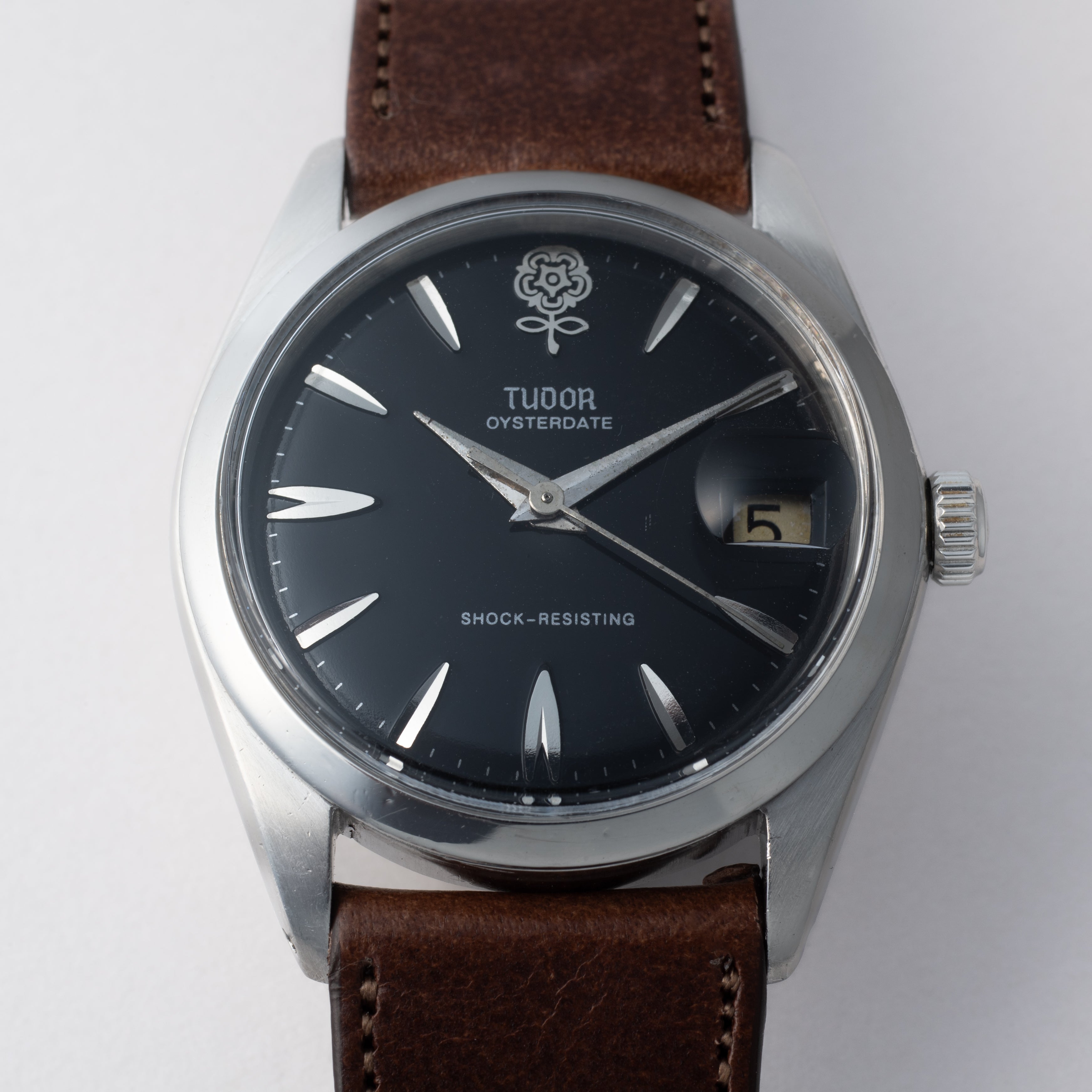 チューダー デカバラ リダンブラック 1966年製 オイスターデイト Ref.7962 王冠リューズ