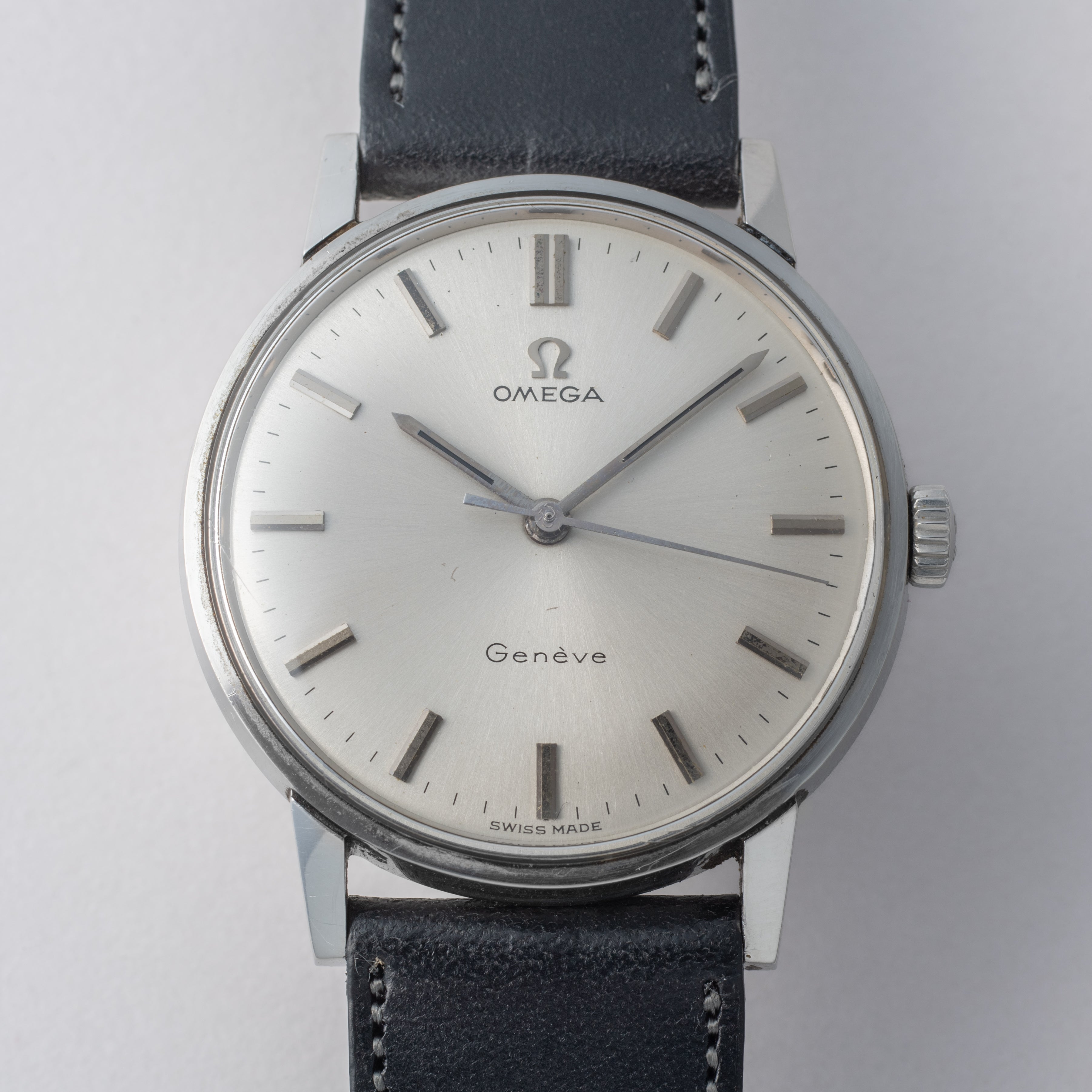 オメガ ジュネーブ 1967年製 手巻き ラウンドケース Ref.135.011 ノンデイト