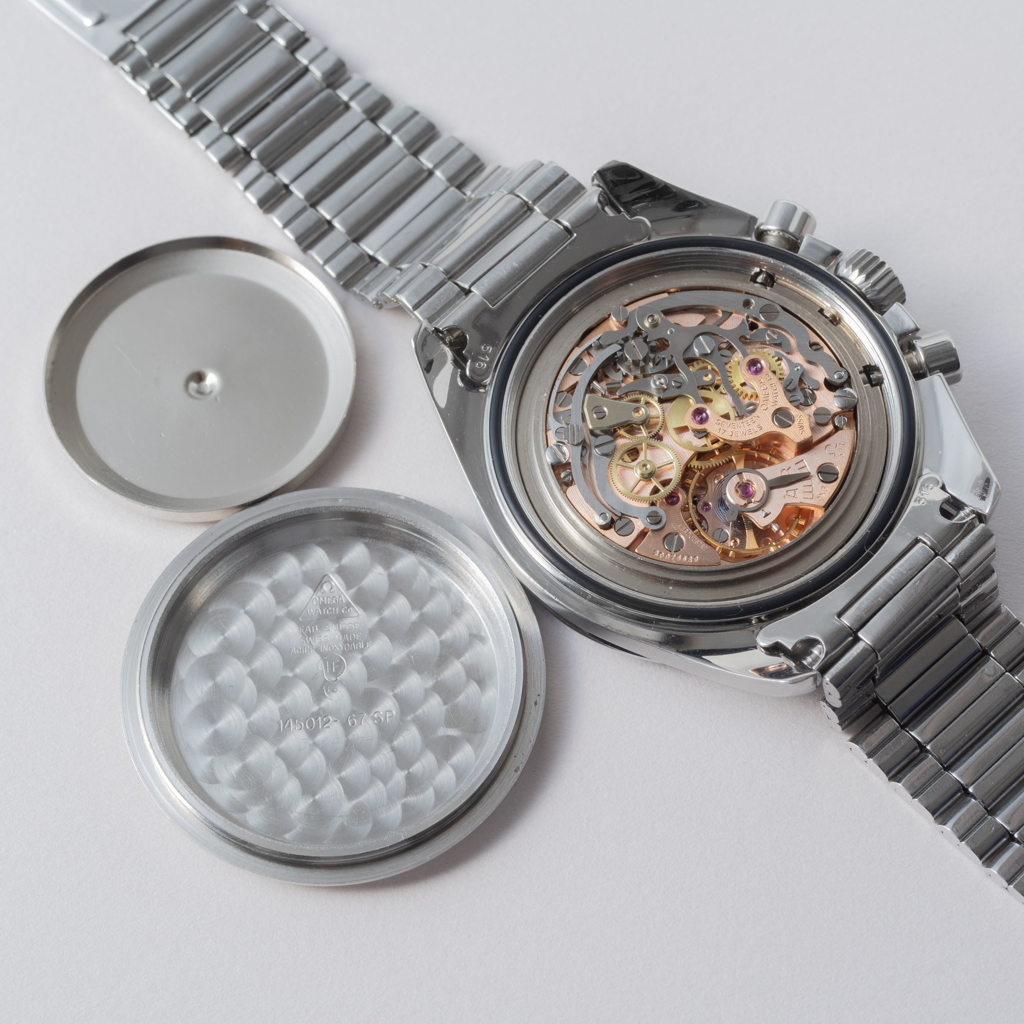 オメガ スピードマスター 1968年製 プロフェッショナル 4th Ref.145.012 箱、ギャラ、アーカイブ付き