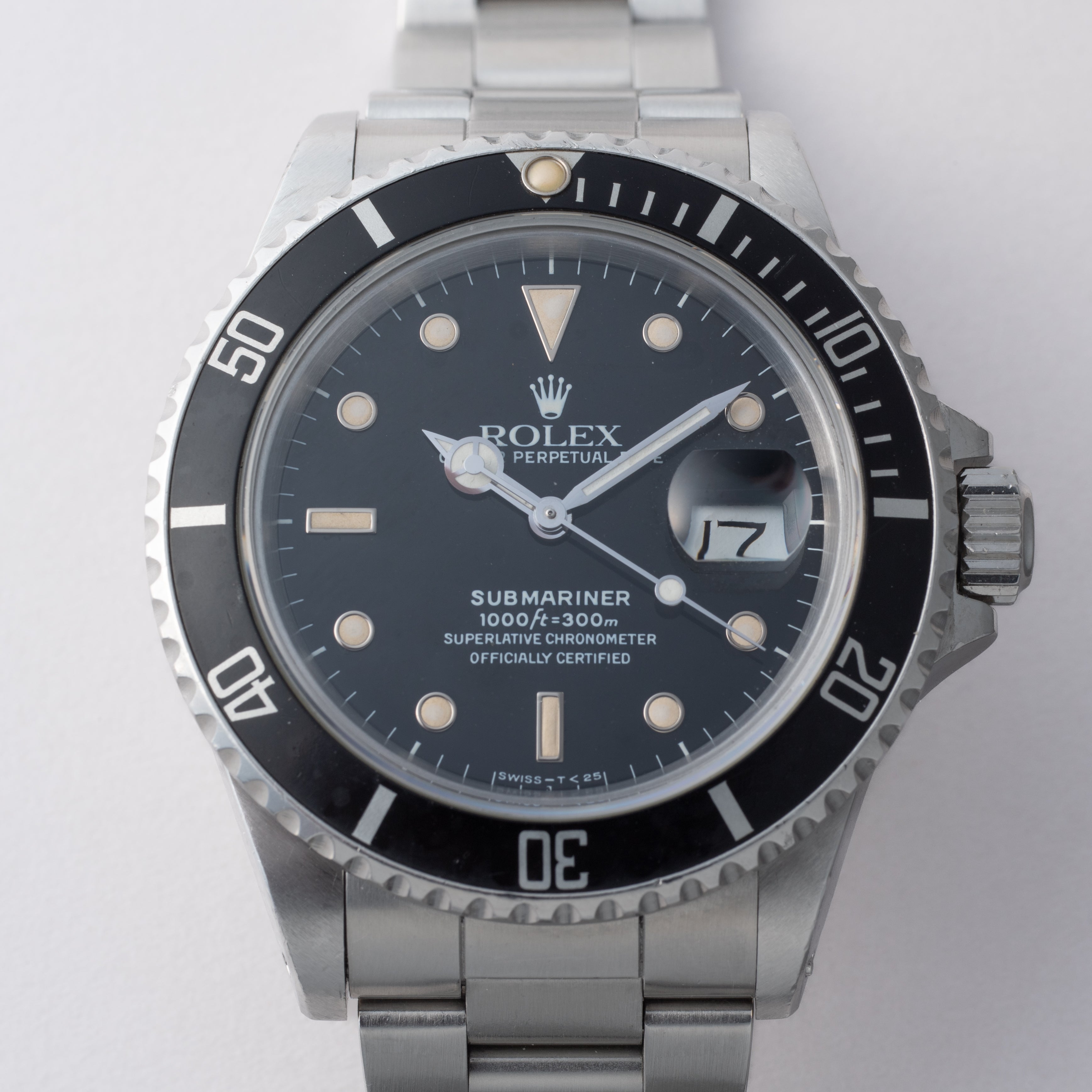 ロレックス サブマリーナーデイト 1986年製 Ref.168000 トリチウム夜光